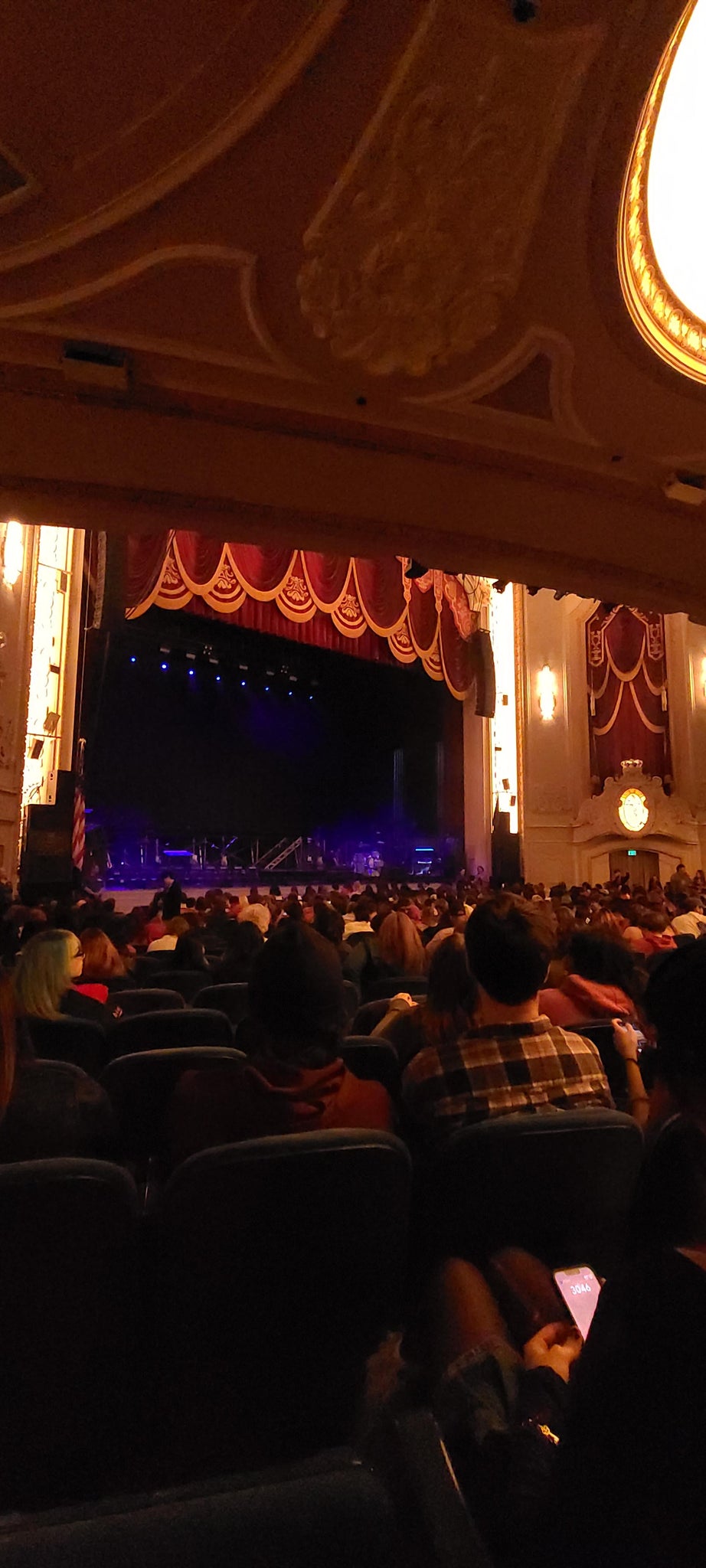 Real Fan View taken from Orchestra A at Arlene Schnitzer Concert Hall by Jocelyn V