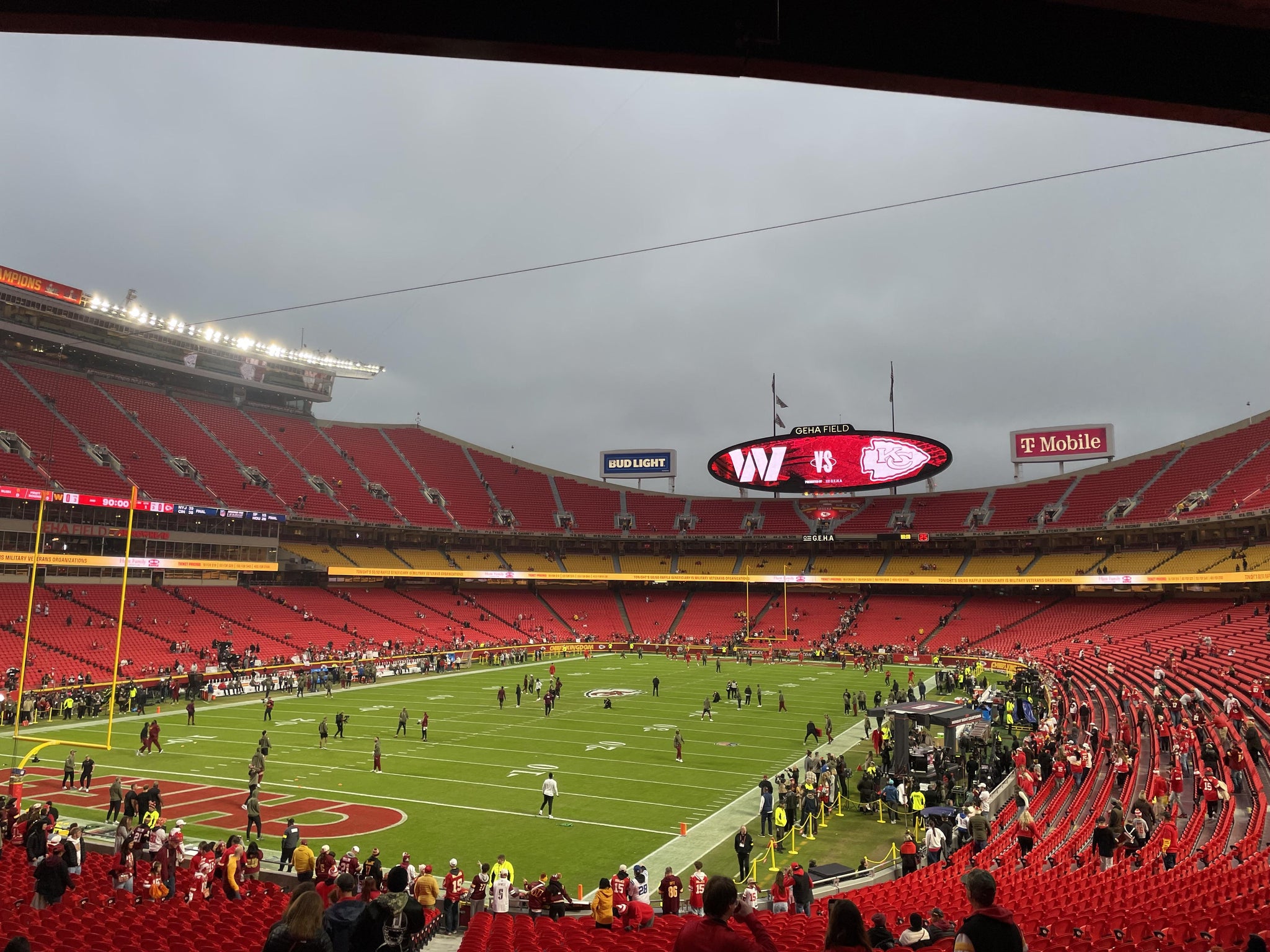 Vue réelle des fans prise de la Section 107 au site Arrowhead Stadium par Anonymous User