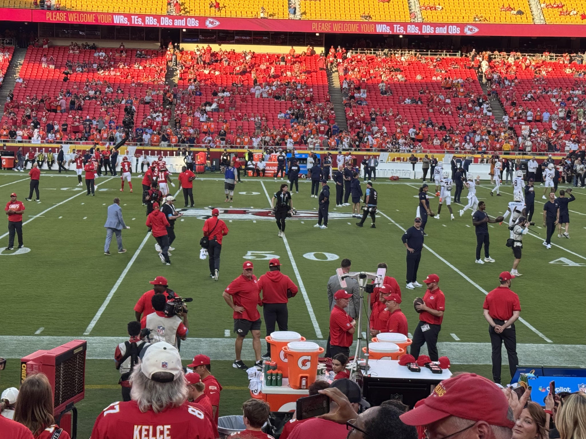 Real Fan View taken from Section 119 at Arrowhead Stadium by Robert M