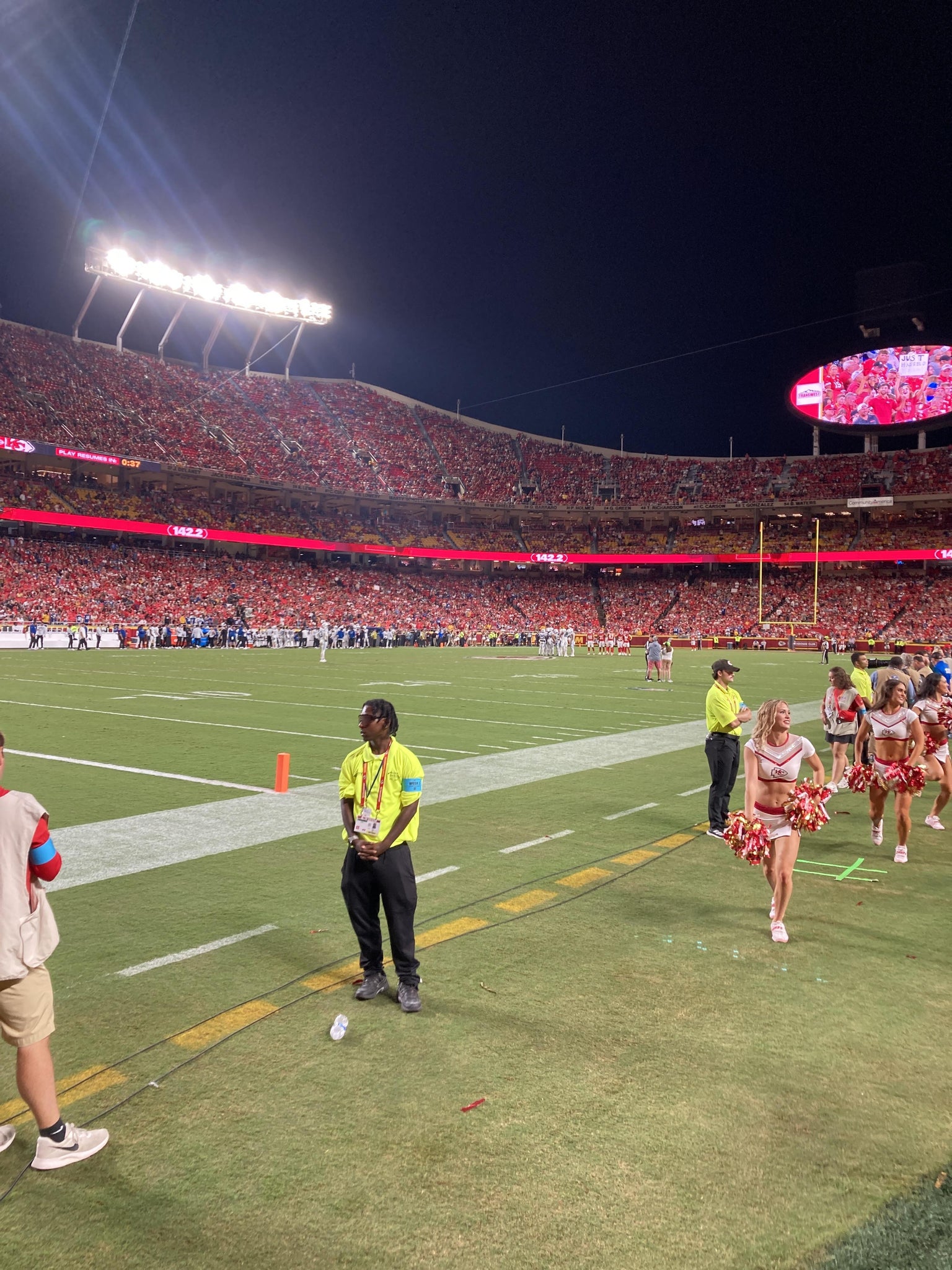 Vue réelle des fans prise de la Section 124 au site Arrowhead Stadium par Anonymous User