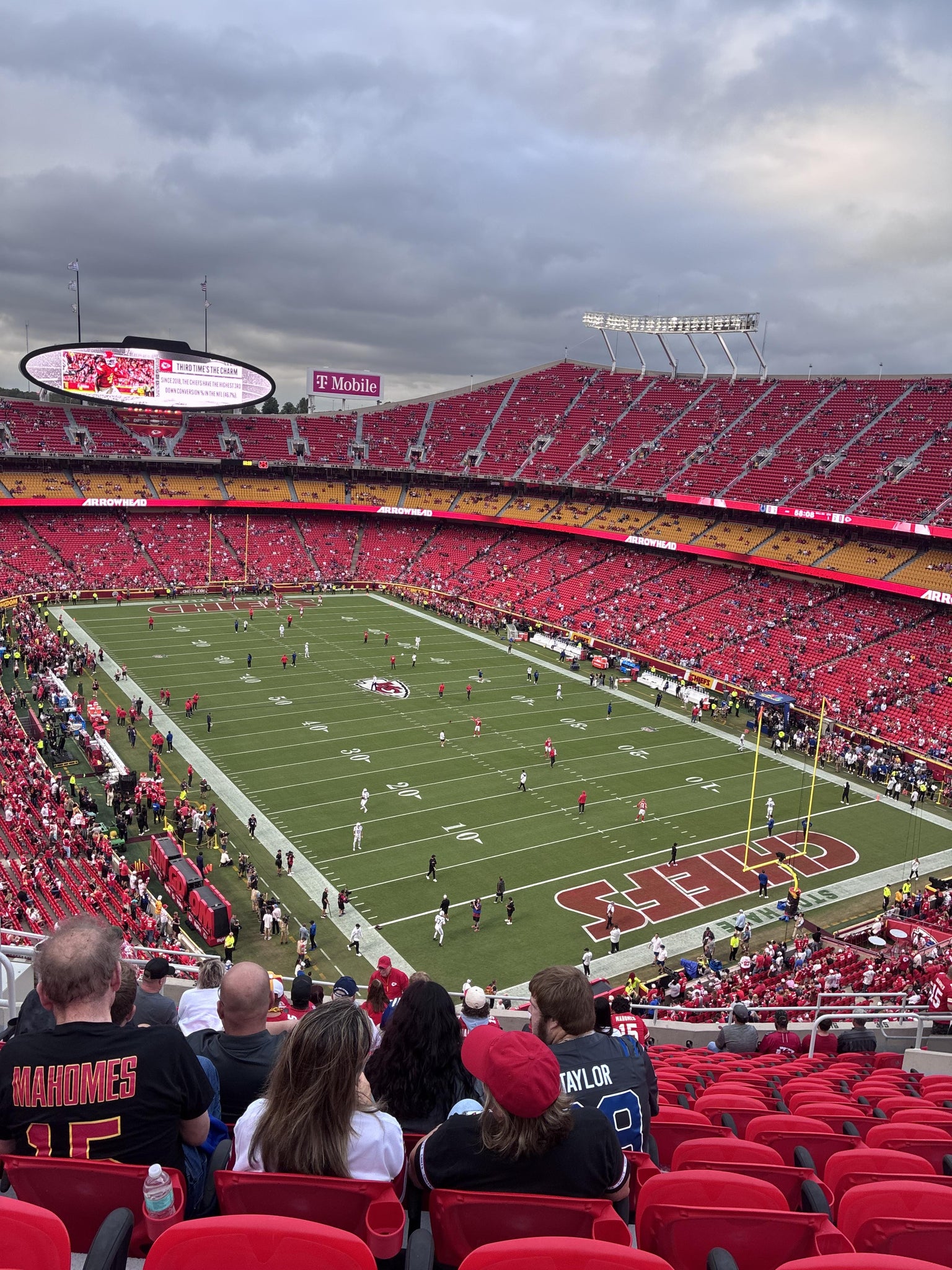 Vue réelle des fans prise de la Section 316 au site Arrowhead Stadium par Anonymous User