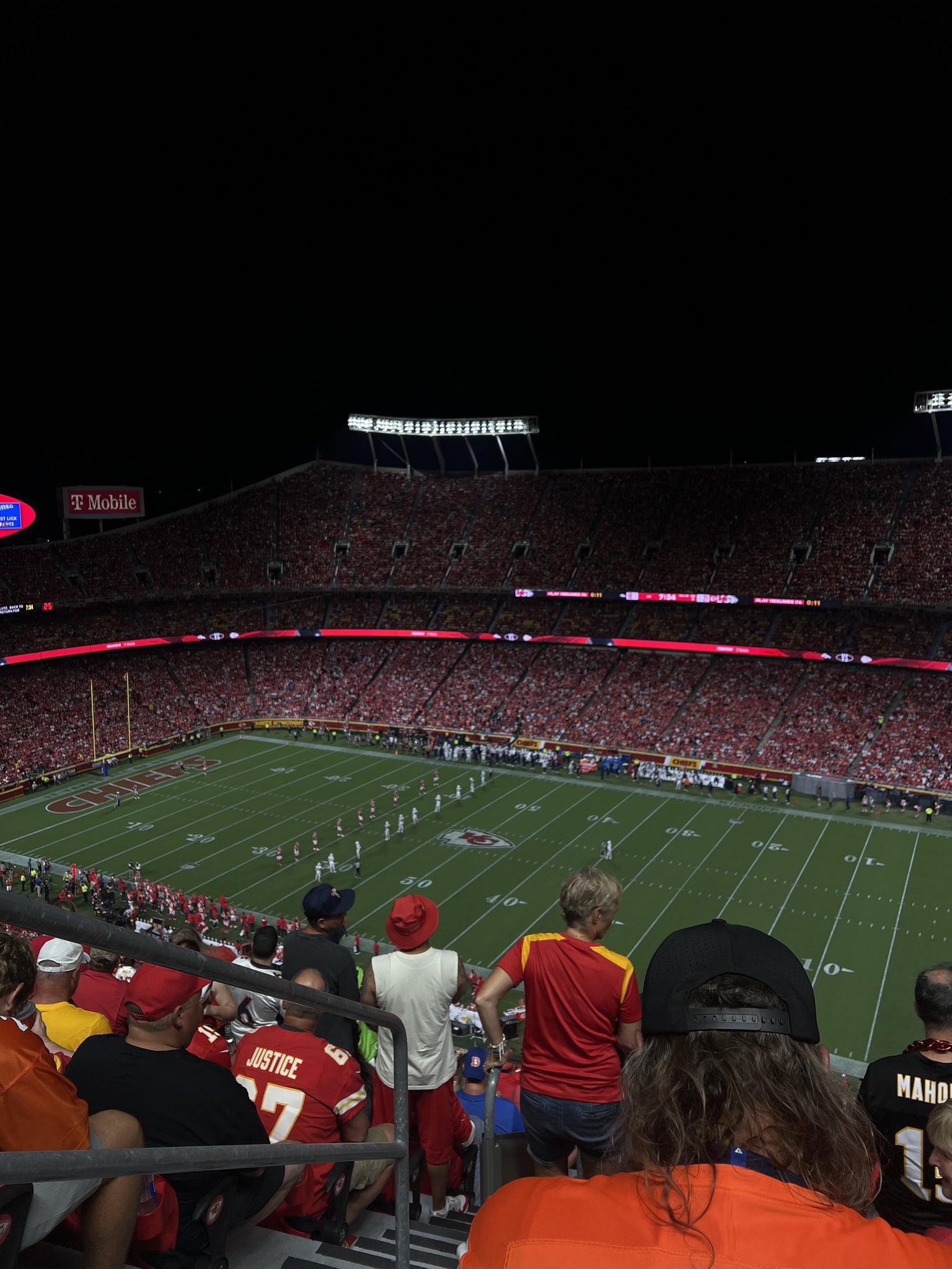 Real Fan View taken from Section 320 at Arrowhead Stadium by Deyanira G
