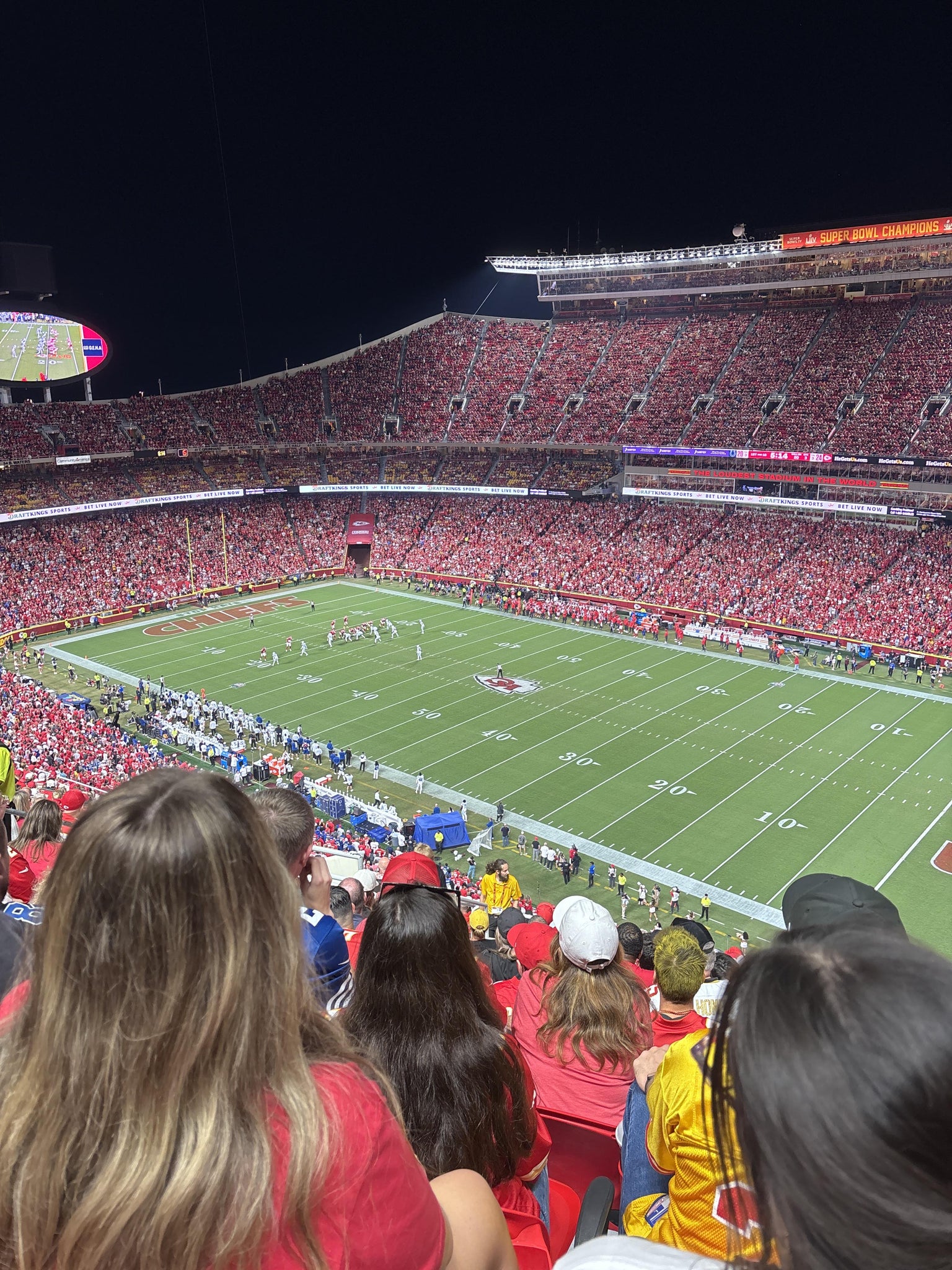 Vue réelle des fans prise de la Section 342 au site Arrowhead Stadium par Anonymous User