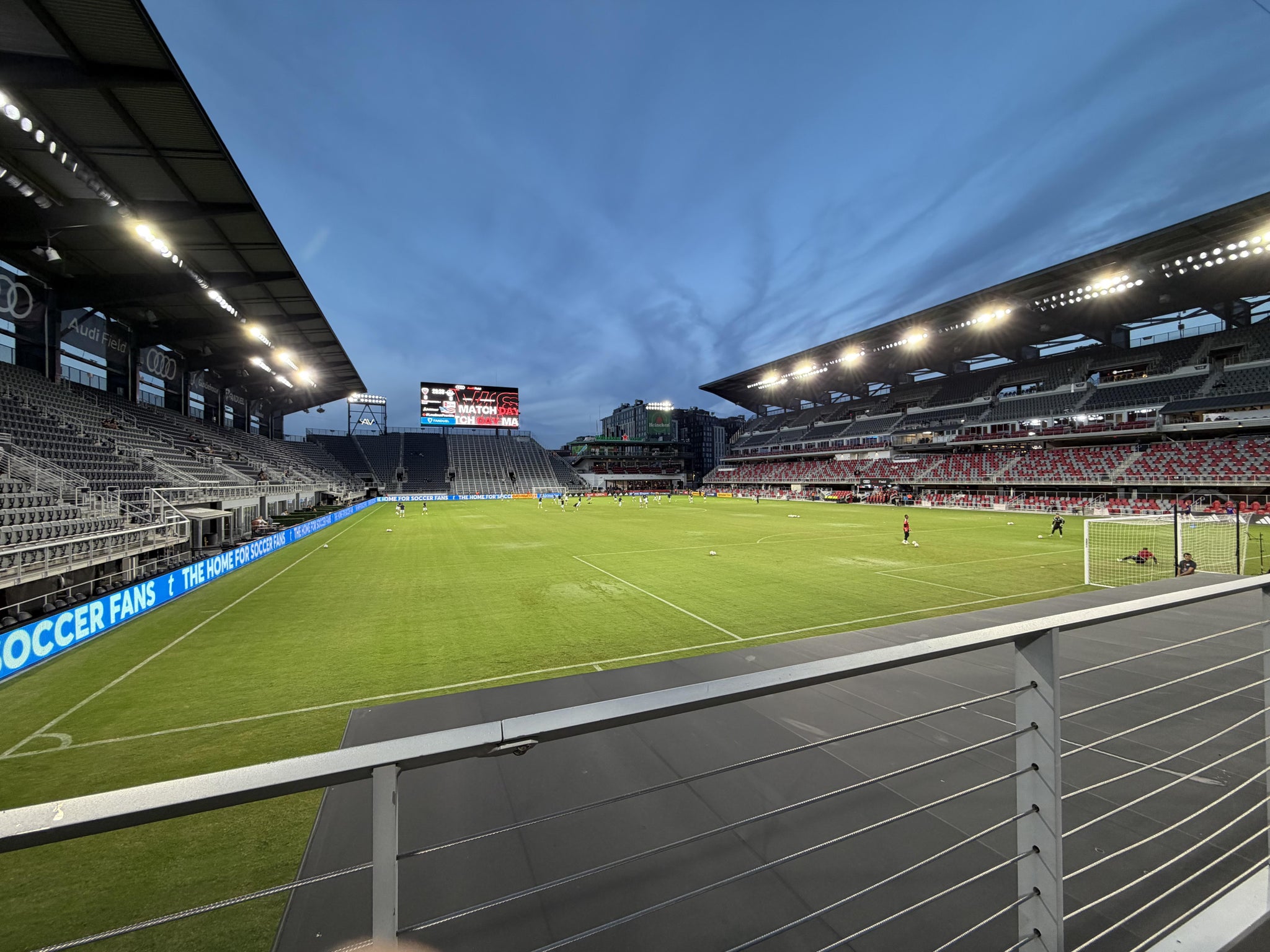 Real Fan View taken from Section 119 at Audi Field by Tony B