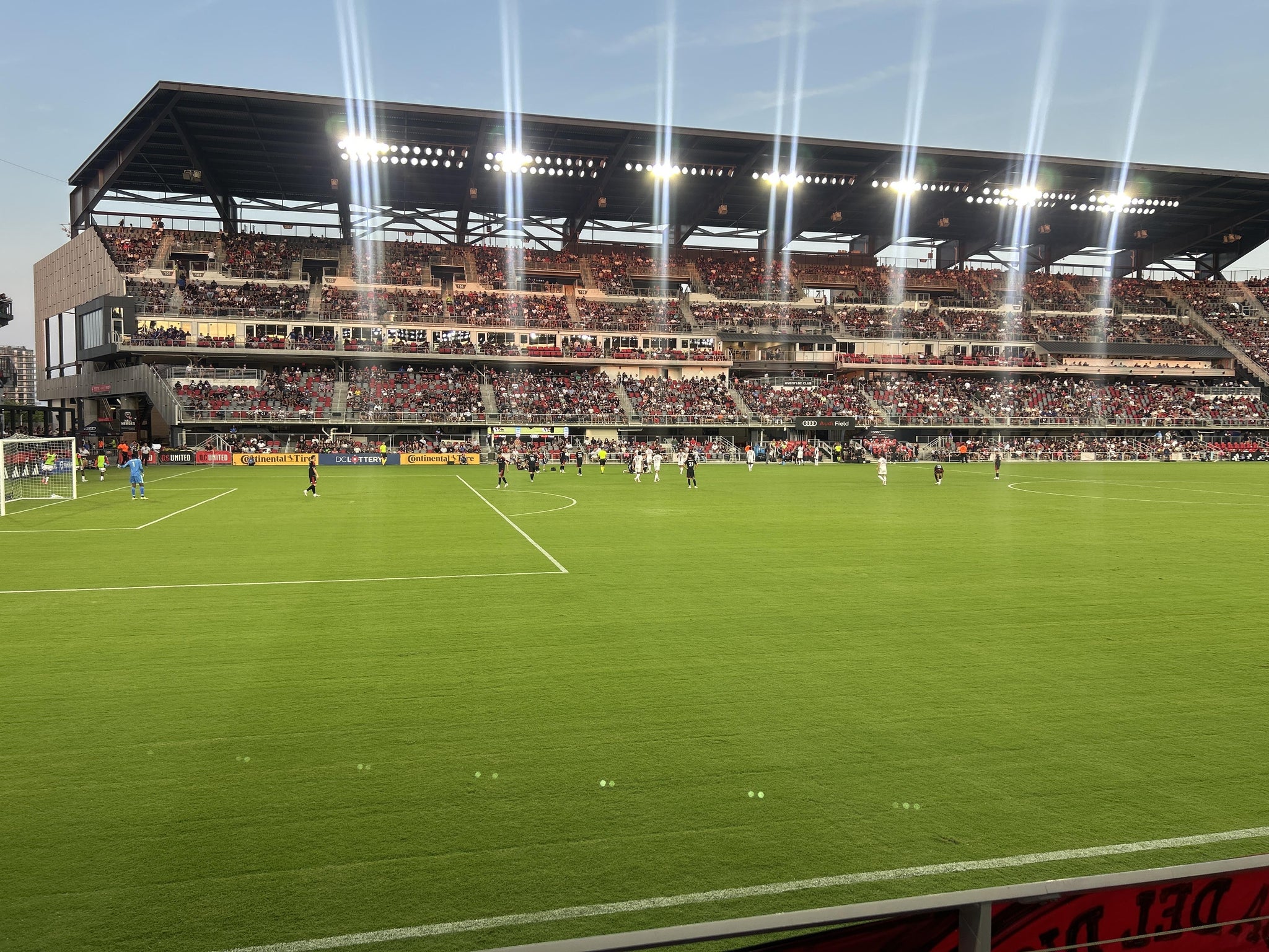 Real Fan View taken from Section 130 at Audi Field by Sierra M
