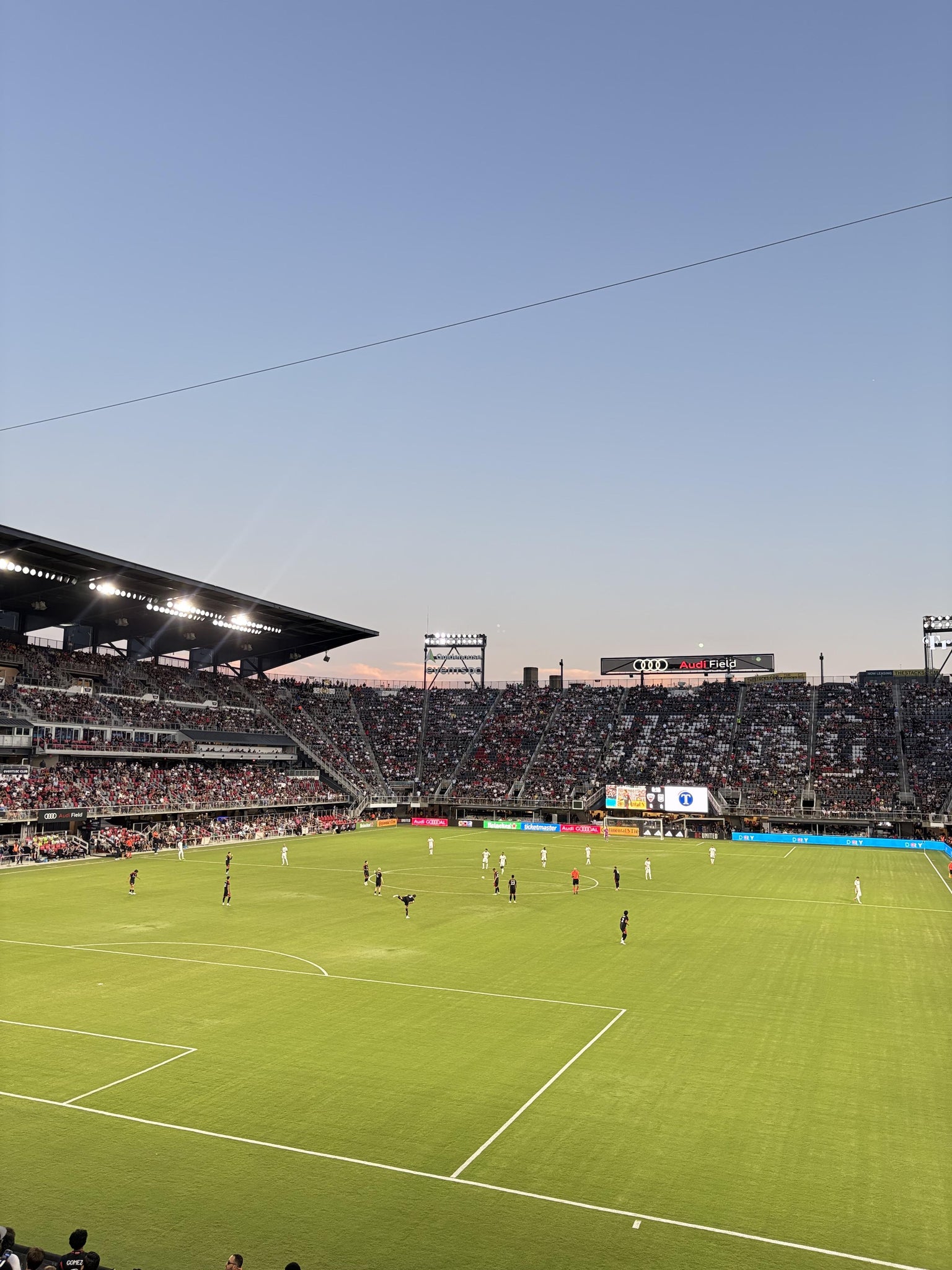 Real Fan View taken from Section 135 at Audi Field by Sarai C