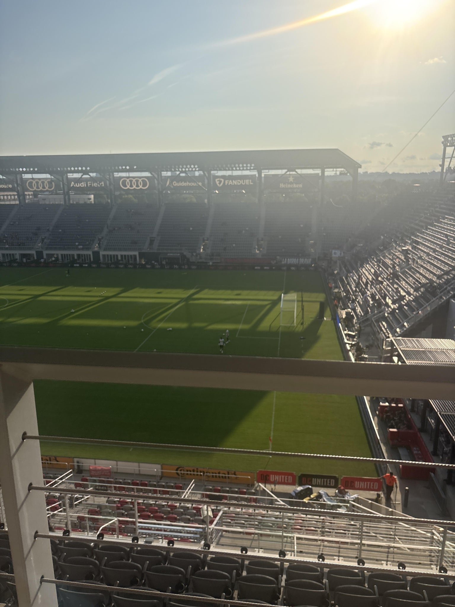 Real Fan View taken from Section 202 at Audi Field by Richard L