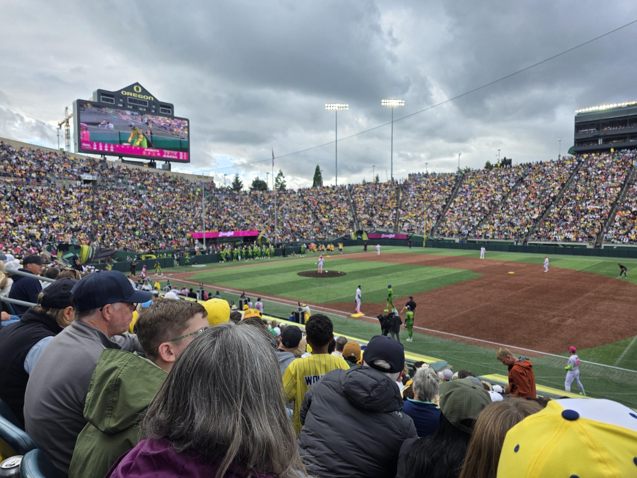 Real Fan View taken from Section 31 PR at Autzen Stadium by Alexandria W
