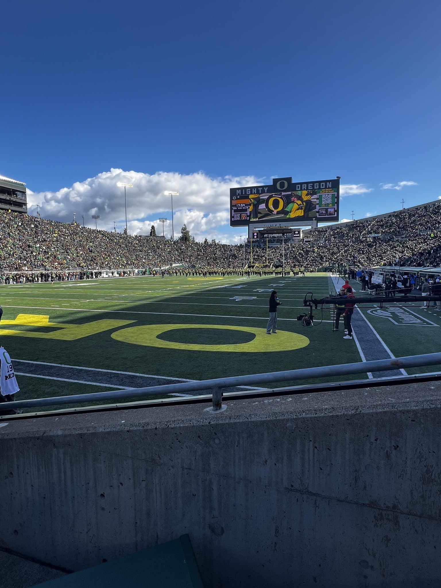 Real Fan View taken from Section 38 at Autzen Stadium by Anonymous User