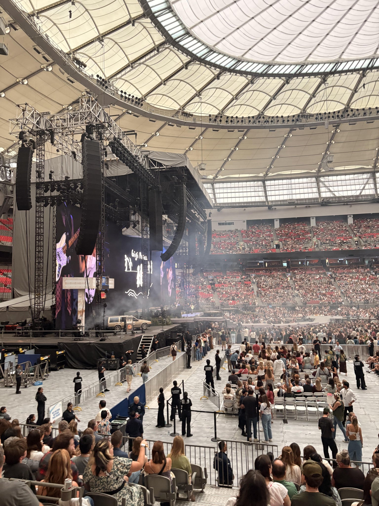 Vue réelle des fans prise de la Section 217 au site BC Place Stadium par Alecia M