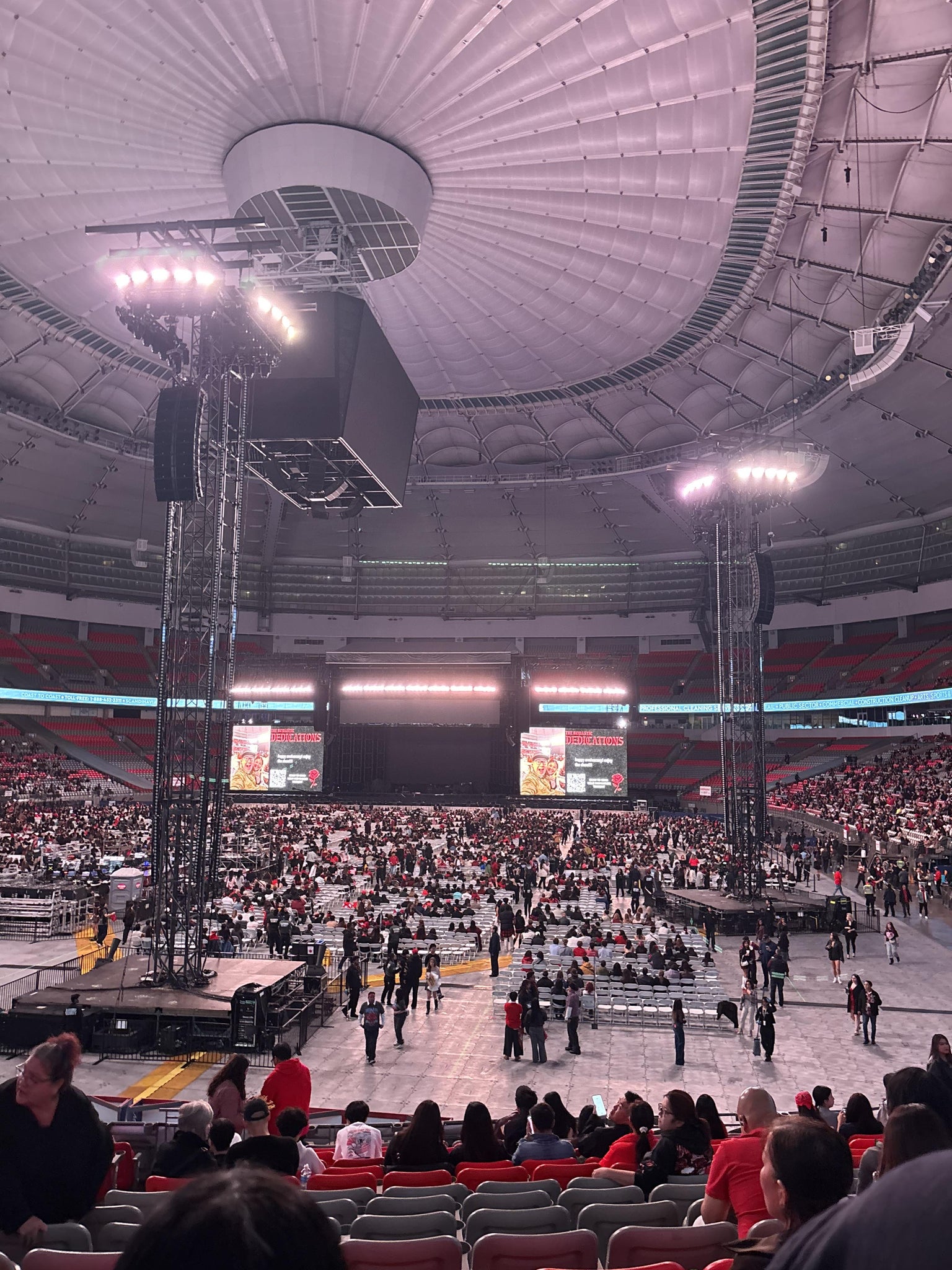 Real Fan View taken from Section 252 at BC Place Stadium by Sandy M