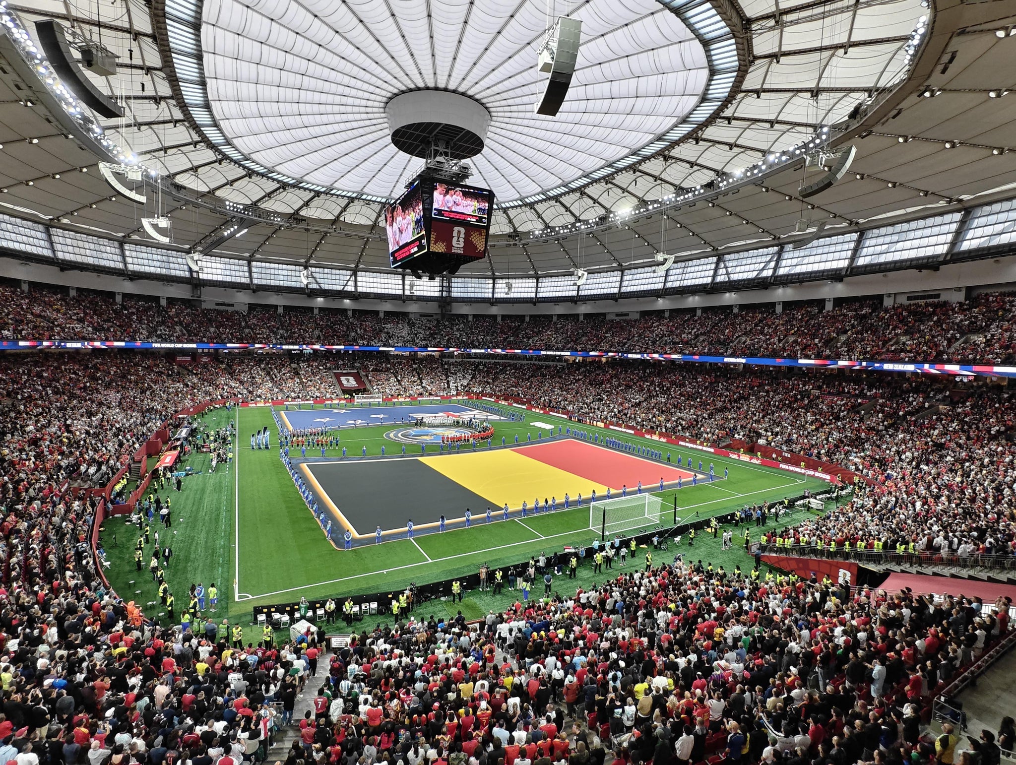 Real Fan View taken from Section 404 at BC Place Stadium by Jiang W