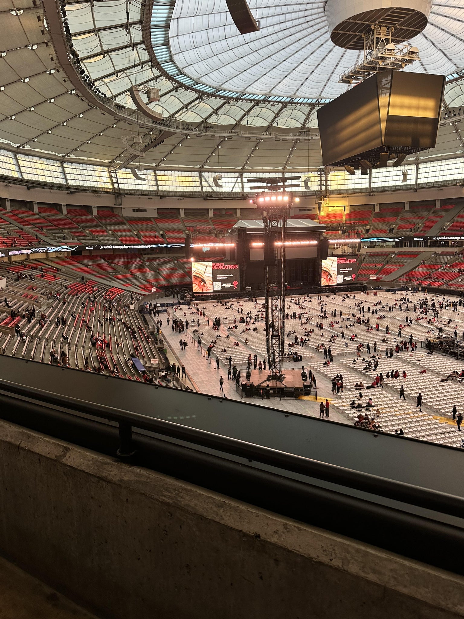Real Fan View taken from Section 406 at BC Place Stadium by Jillian K