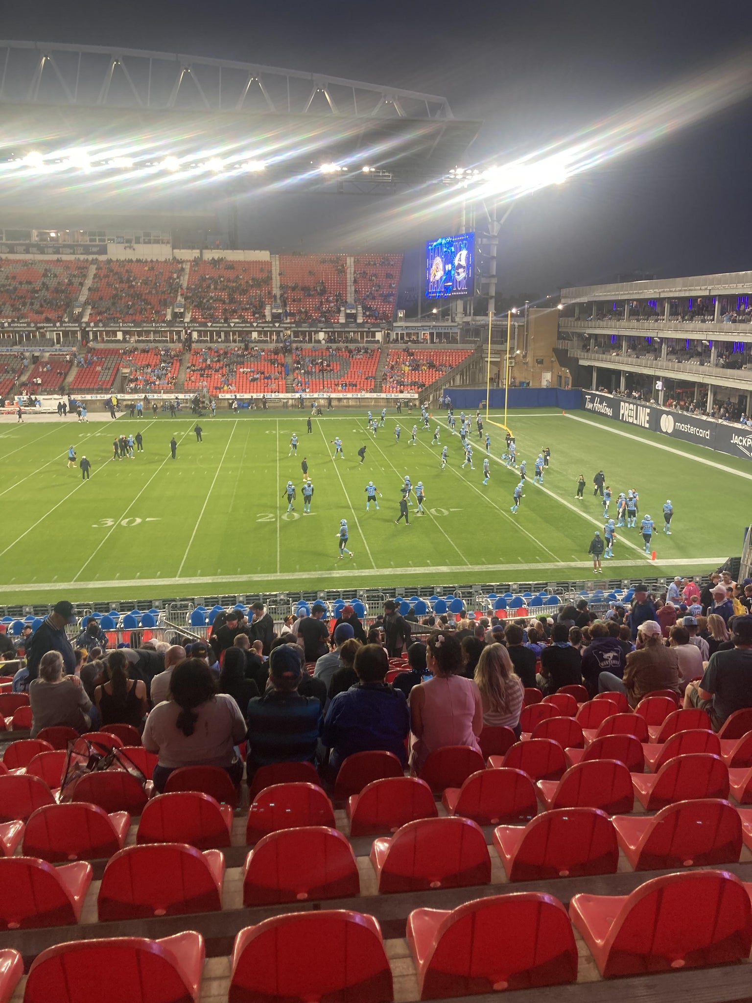 Real Fan View taken from Section 105 at BMO Field by Mark H