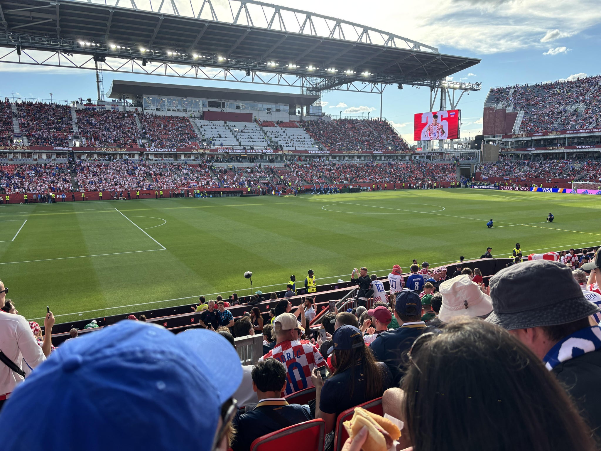 Real Fan View taken from Section 110 at BMO Field by Dennis M