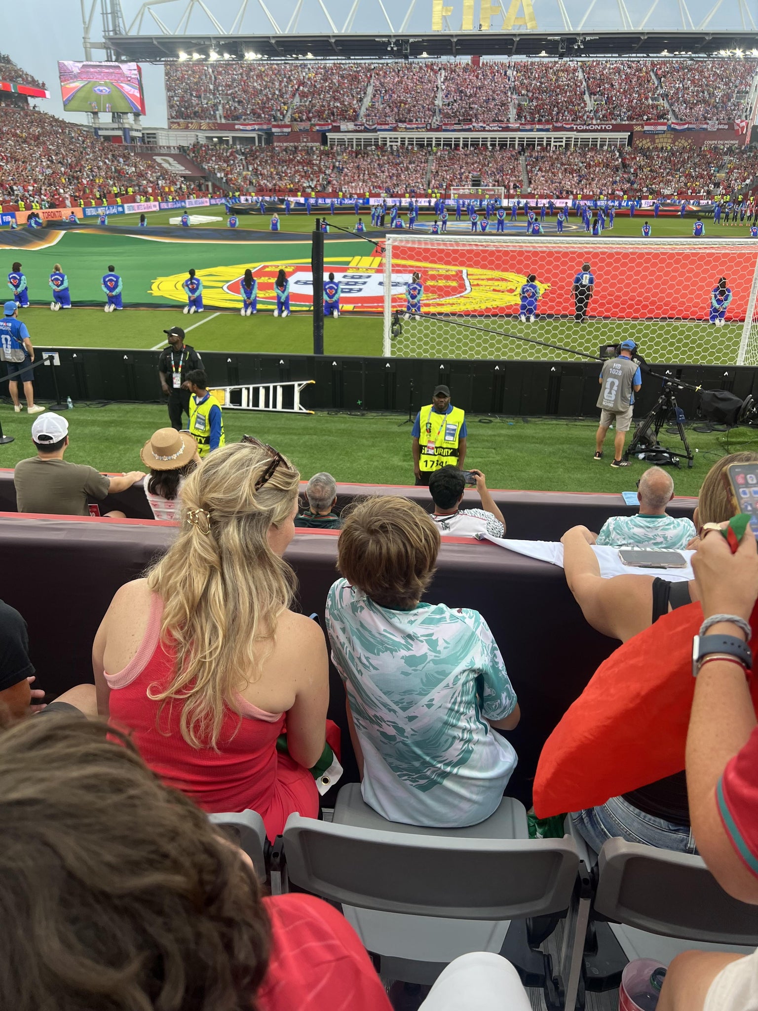 Vue réelle des fans prise de la Section 131 F au site BMO Field par Fatima R