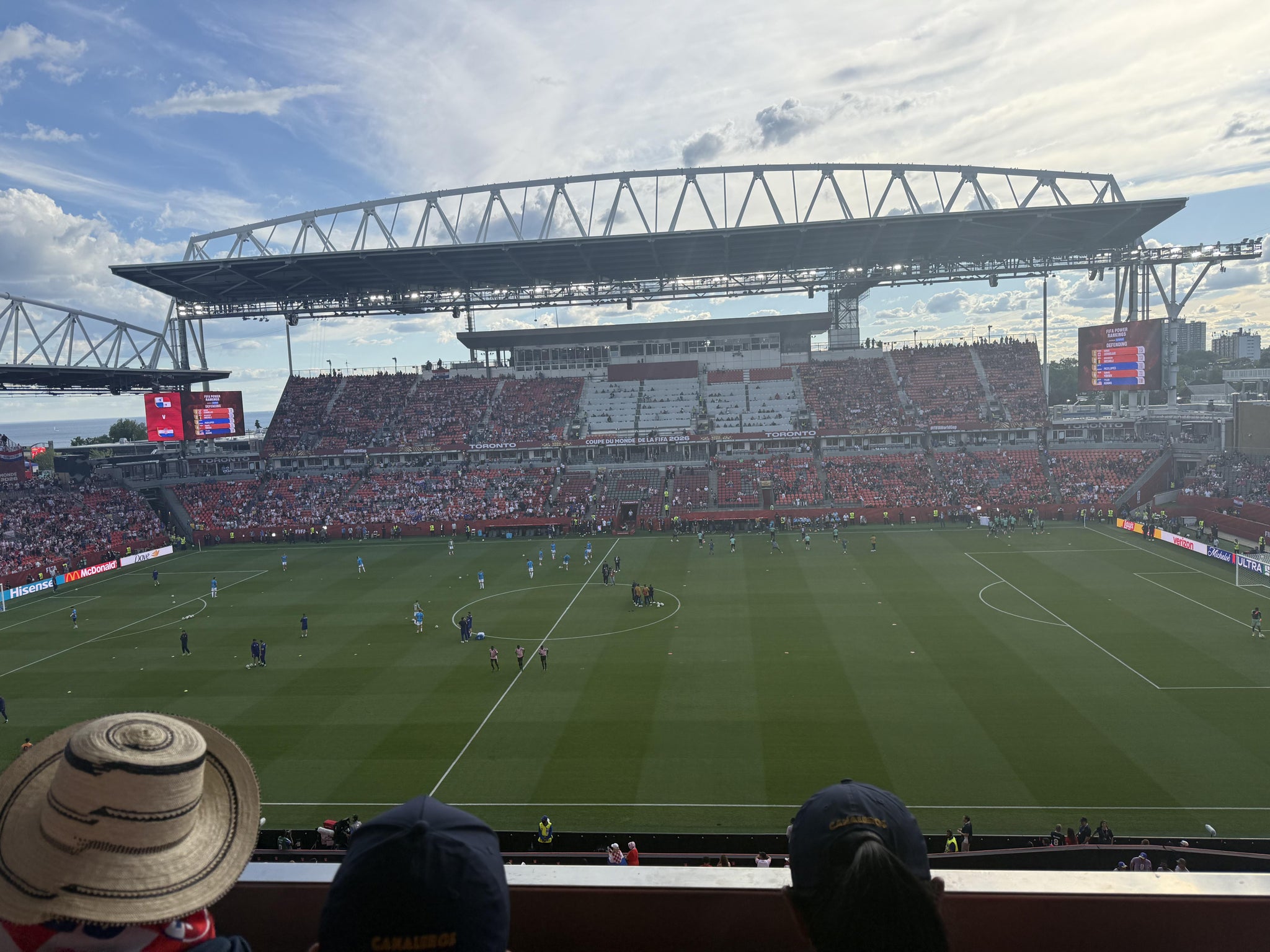 Real Fan View taken from Section 206 at BMO Field by Ellen B