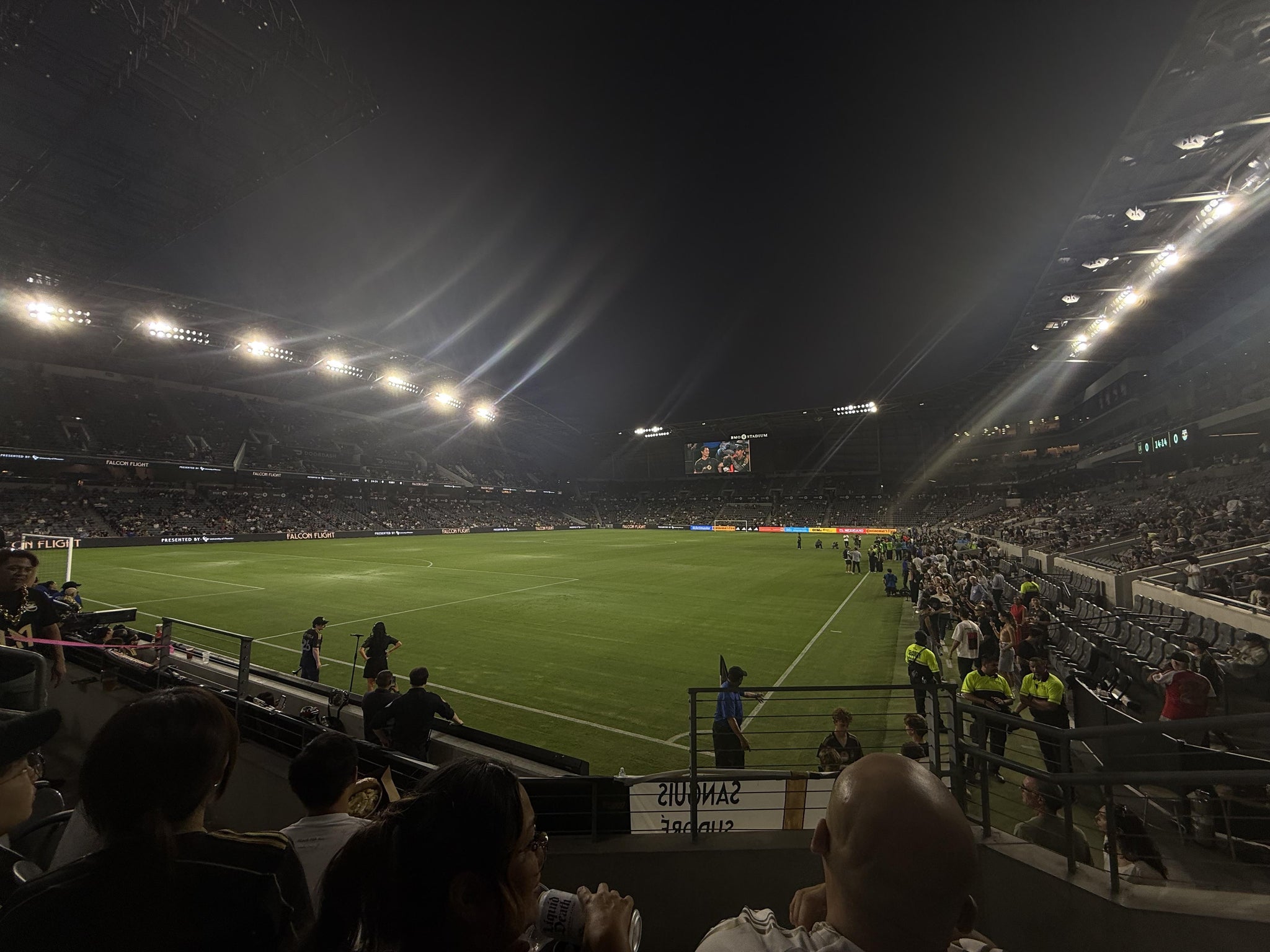 Real Fan View taken from Section 101 at BMO Stadium by Francisco M