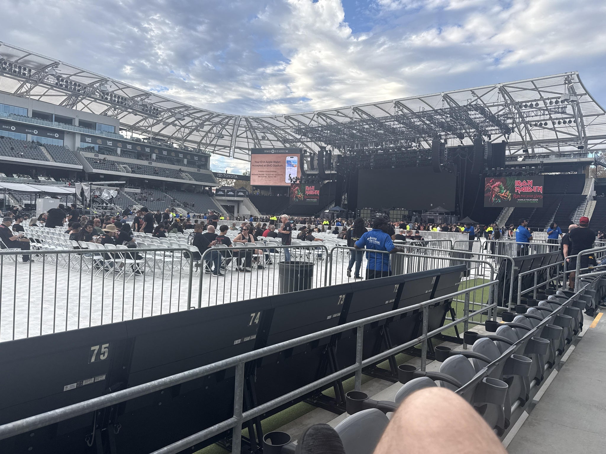 Real Fan View taken from Section 115 at BMO Stadium by Mackelyn P
