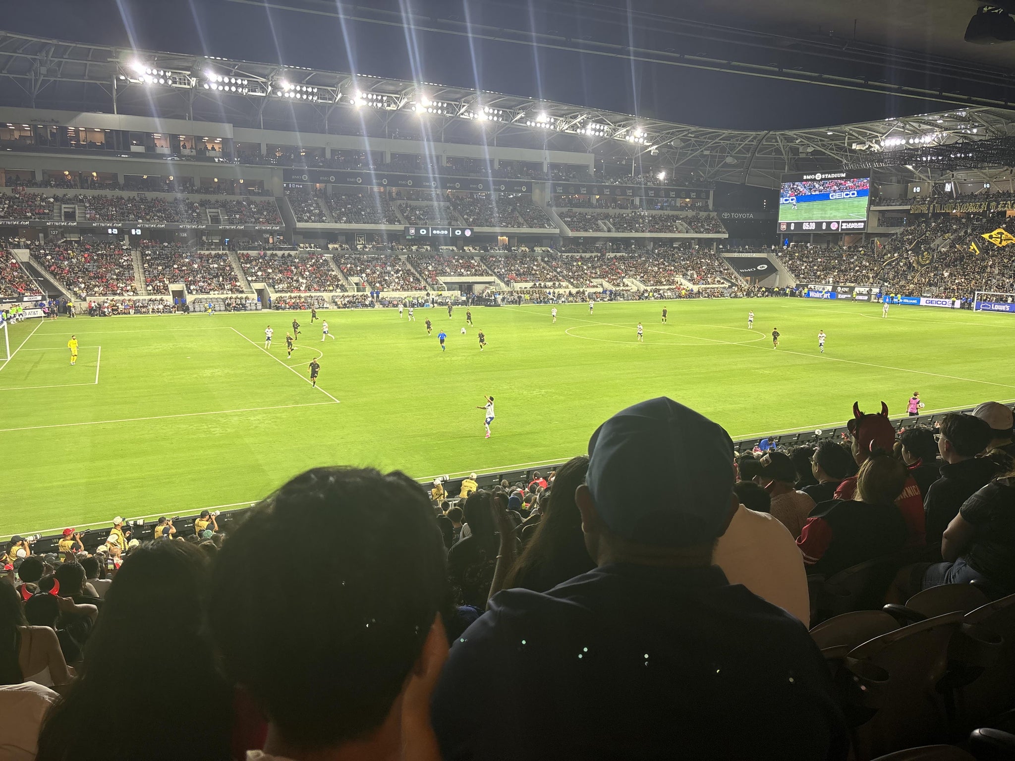 Real Fan View taken from Section 117 at BMO Stadium by Jesus C