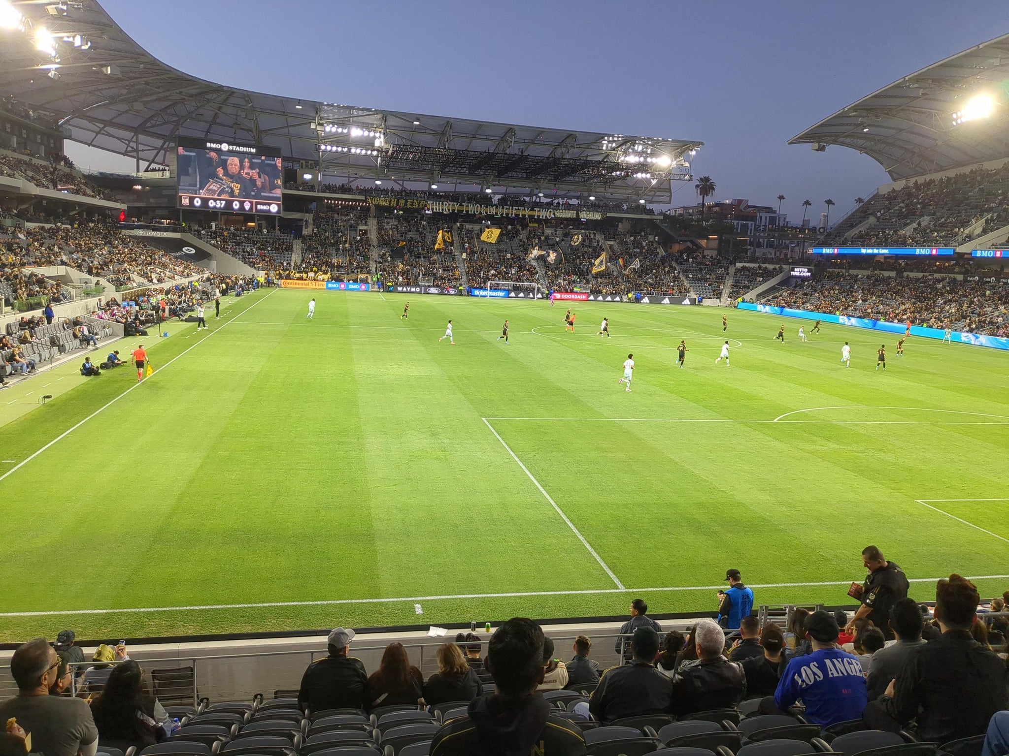 Real Fan View taken from Section 124 at BMO Stadium by Steve M