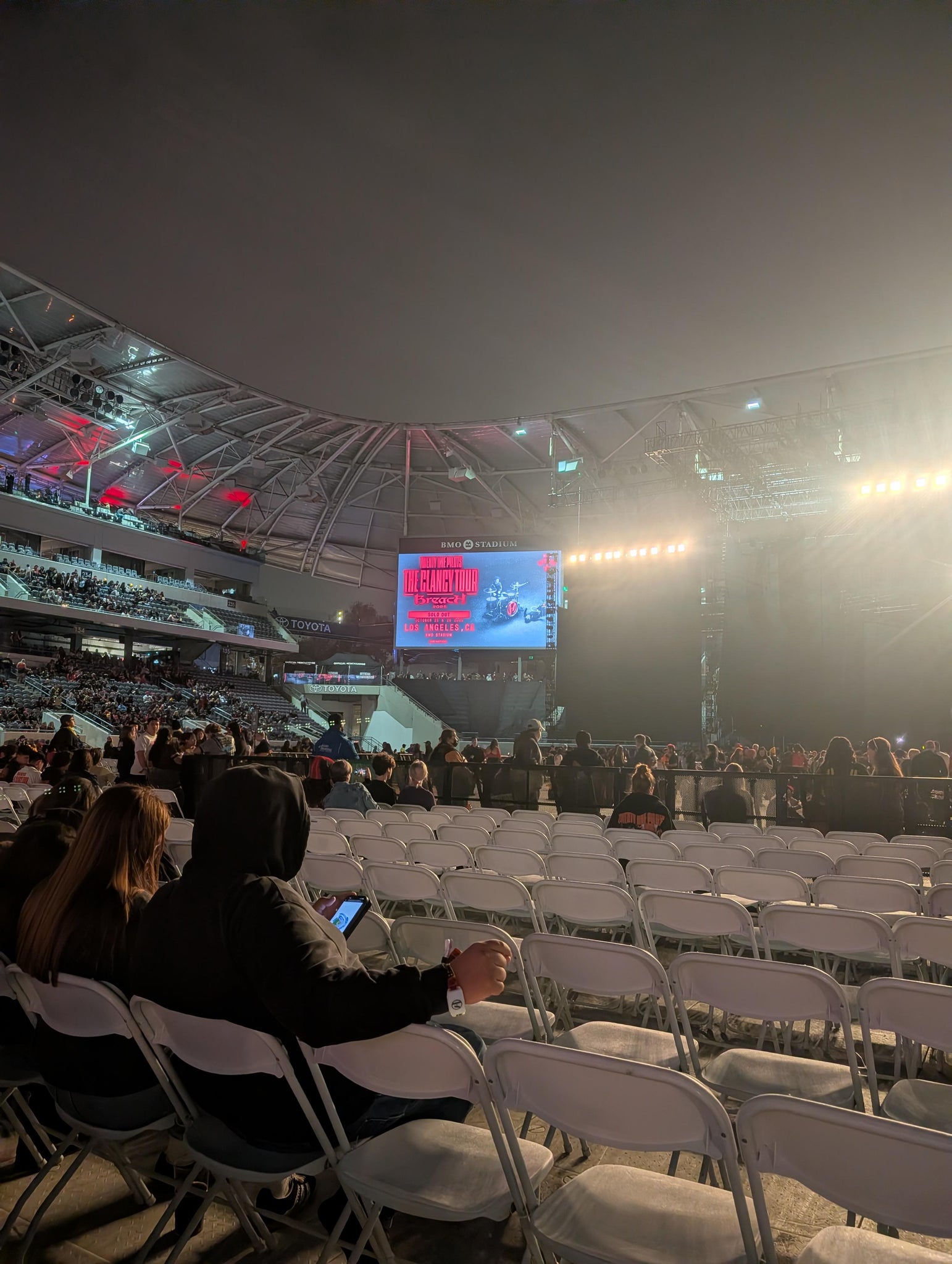 Real Fan View taken from Floor C 3 at BMO Stadium by Jason A