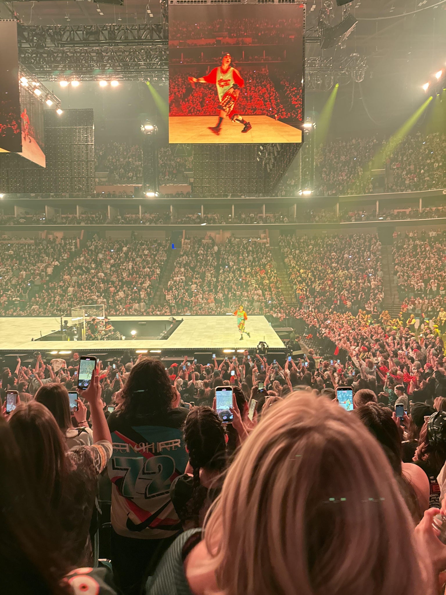 Real Fan View taken from Section 122 at BOK Center by Maria G