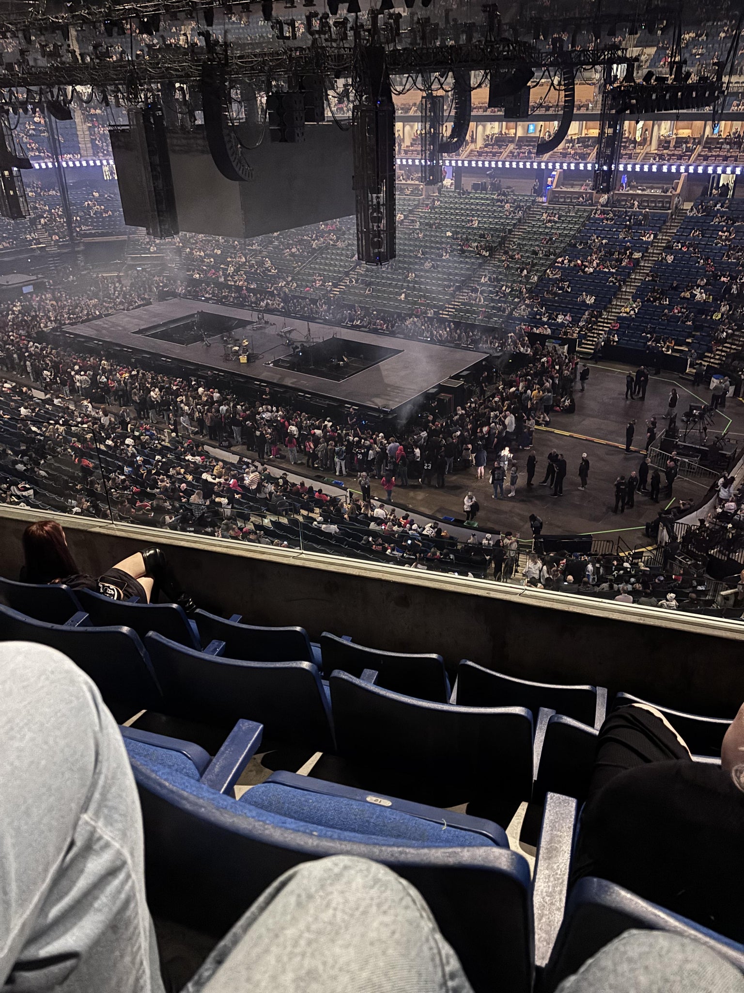 Real Fan View taken from Section 302 at BOK Center by Liliana C