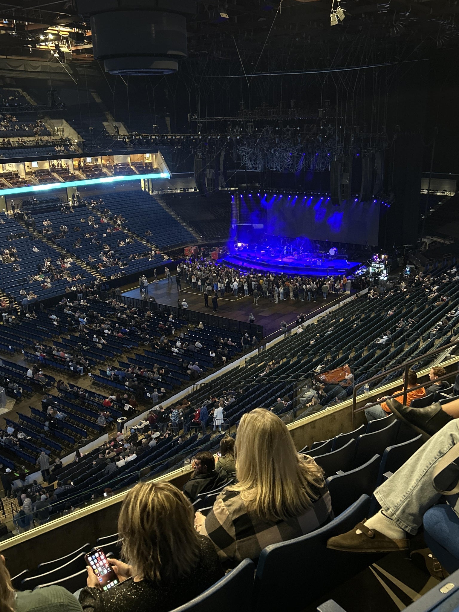 Real Fan View taken from Section 310 at BOK Center by Virginia J