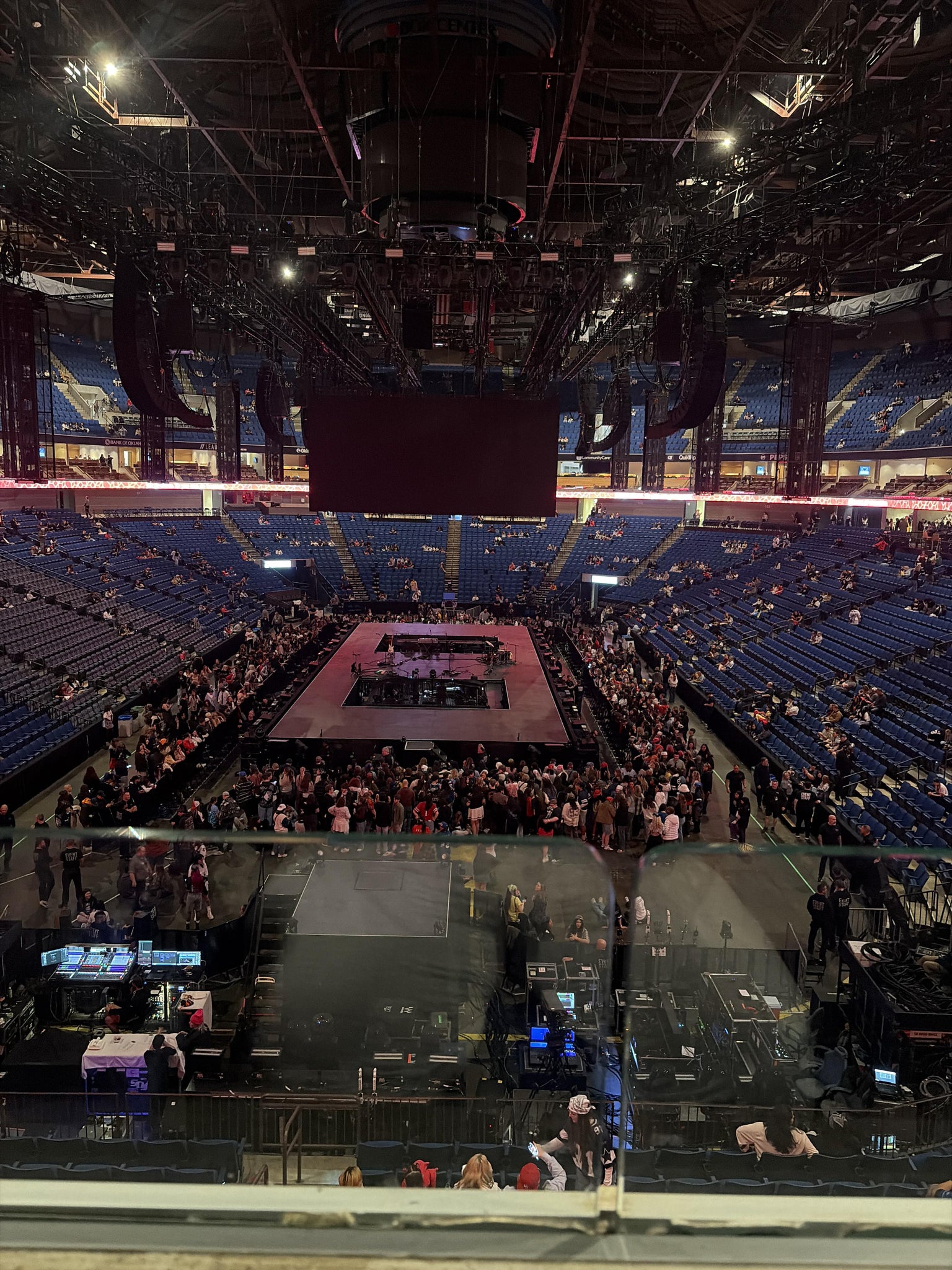 Real Fan View taken from Section 321 at BOK Center by Beau J