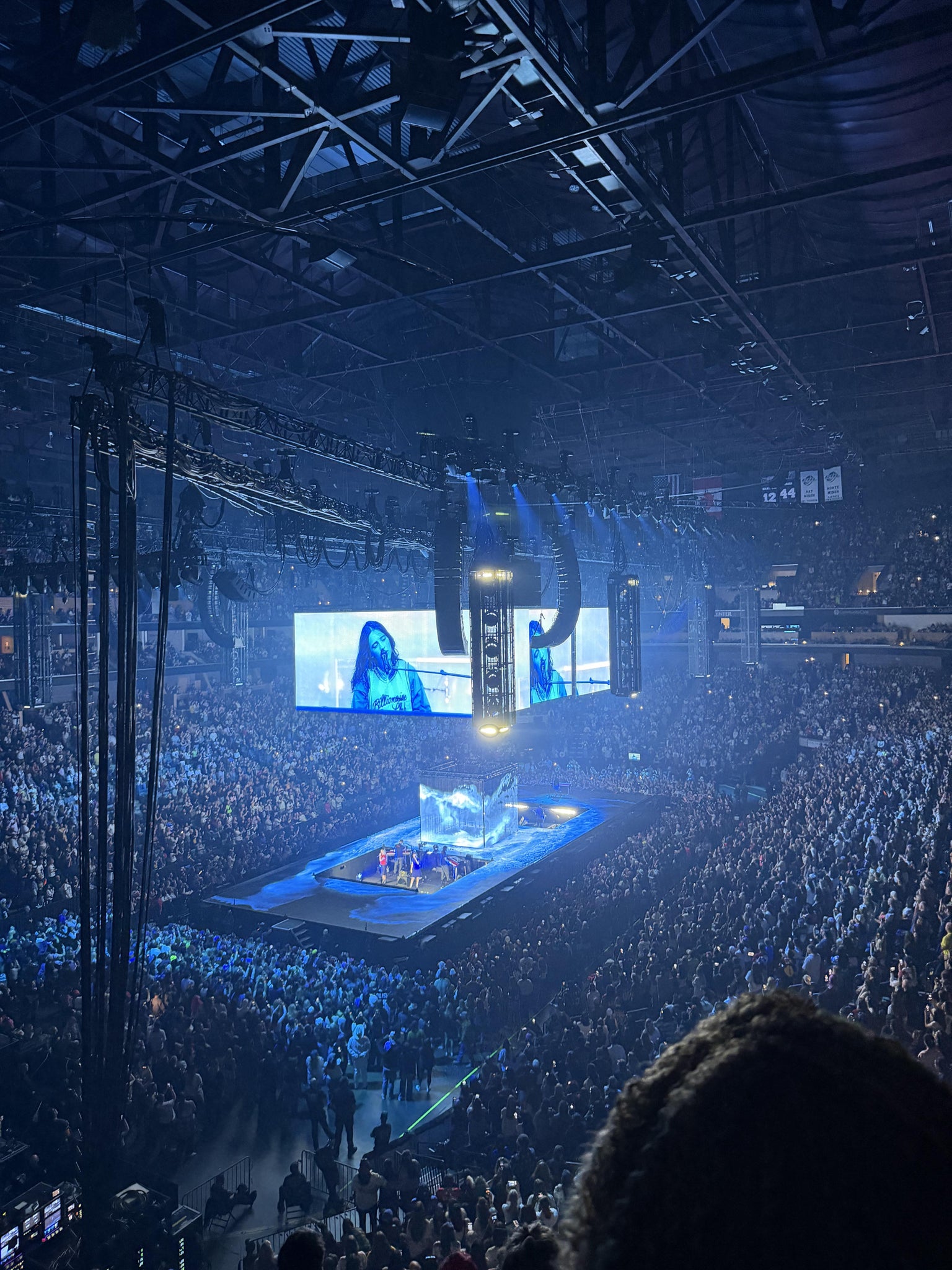 Real Fan View taken from Section 323 at BOK Center by Jazmin L