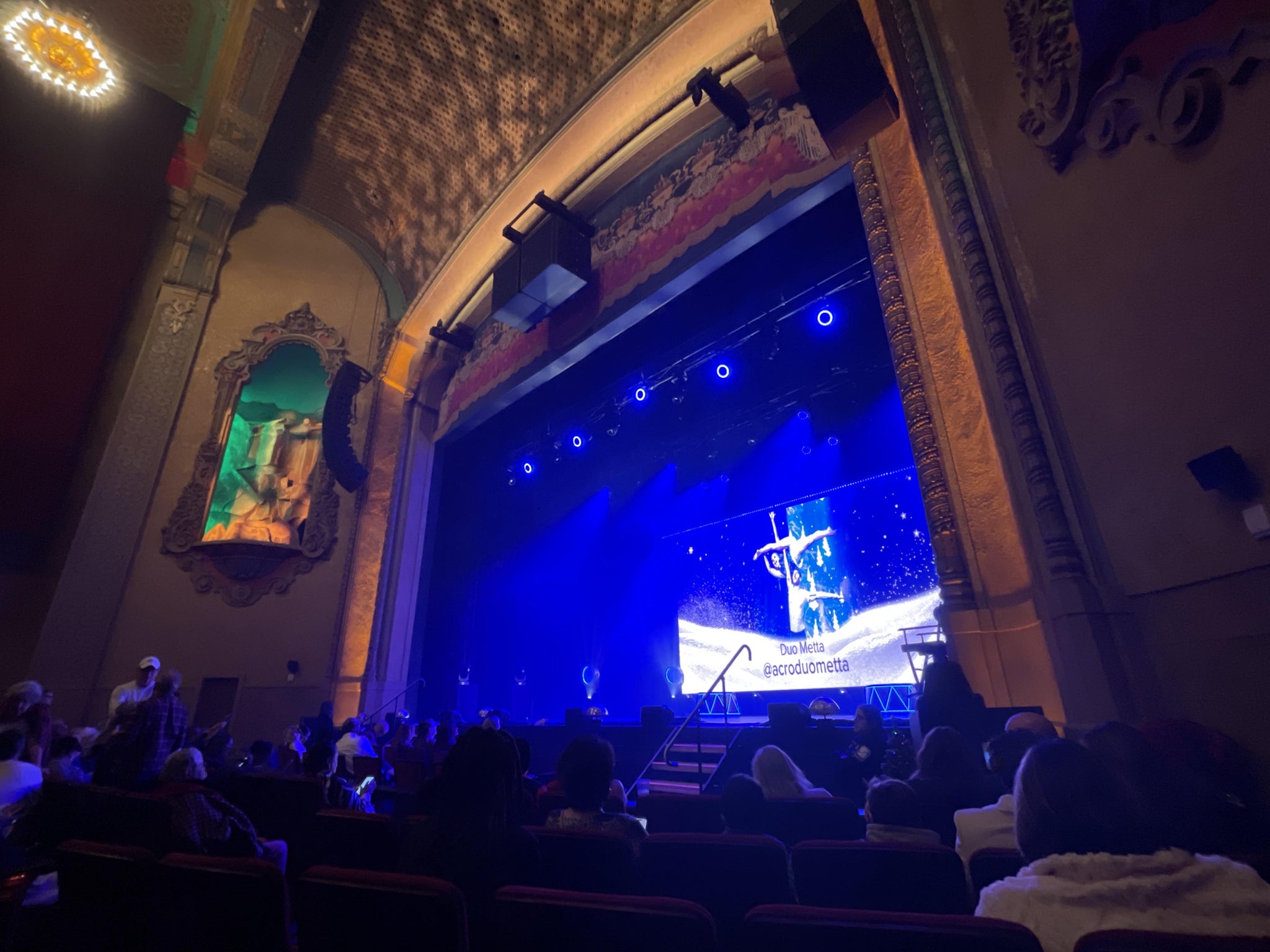 Real Fan View taken from Orchestra at Balboa Theatre - San Diego by Hilda P