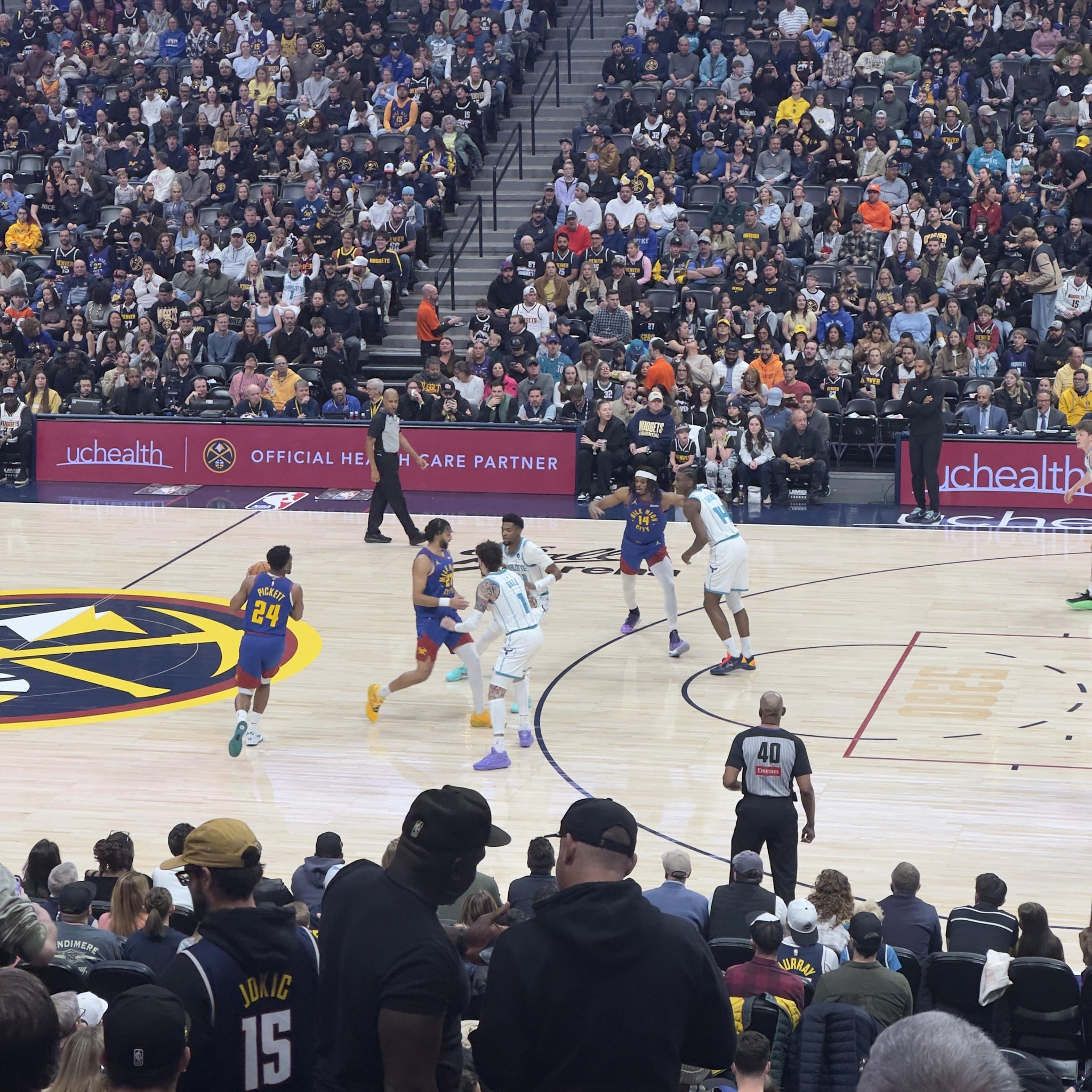 Real Fan View taken from Section 122 at Ball Arena by Lakenya A