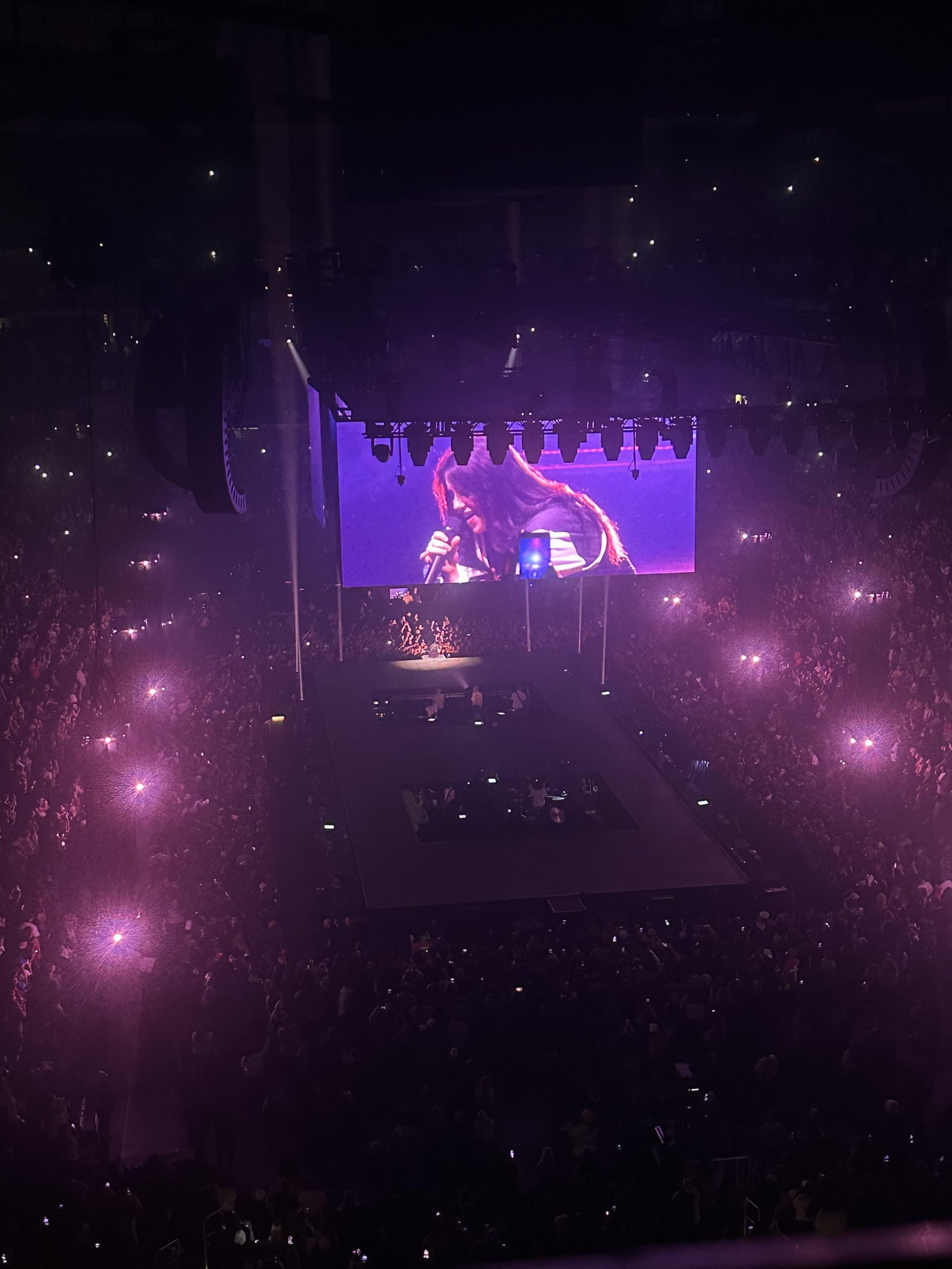 Real Fan View taken from Section 324 at Ball Arena by Vicky F