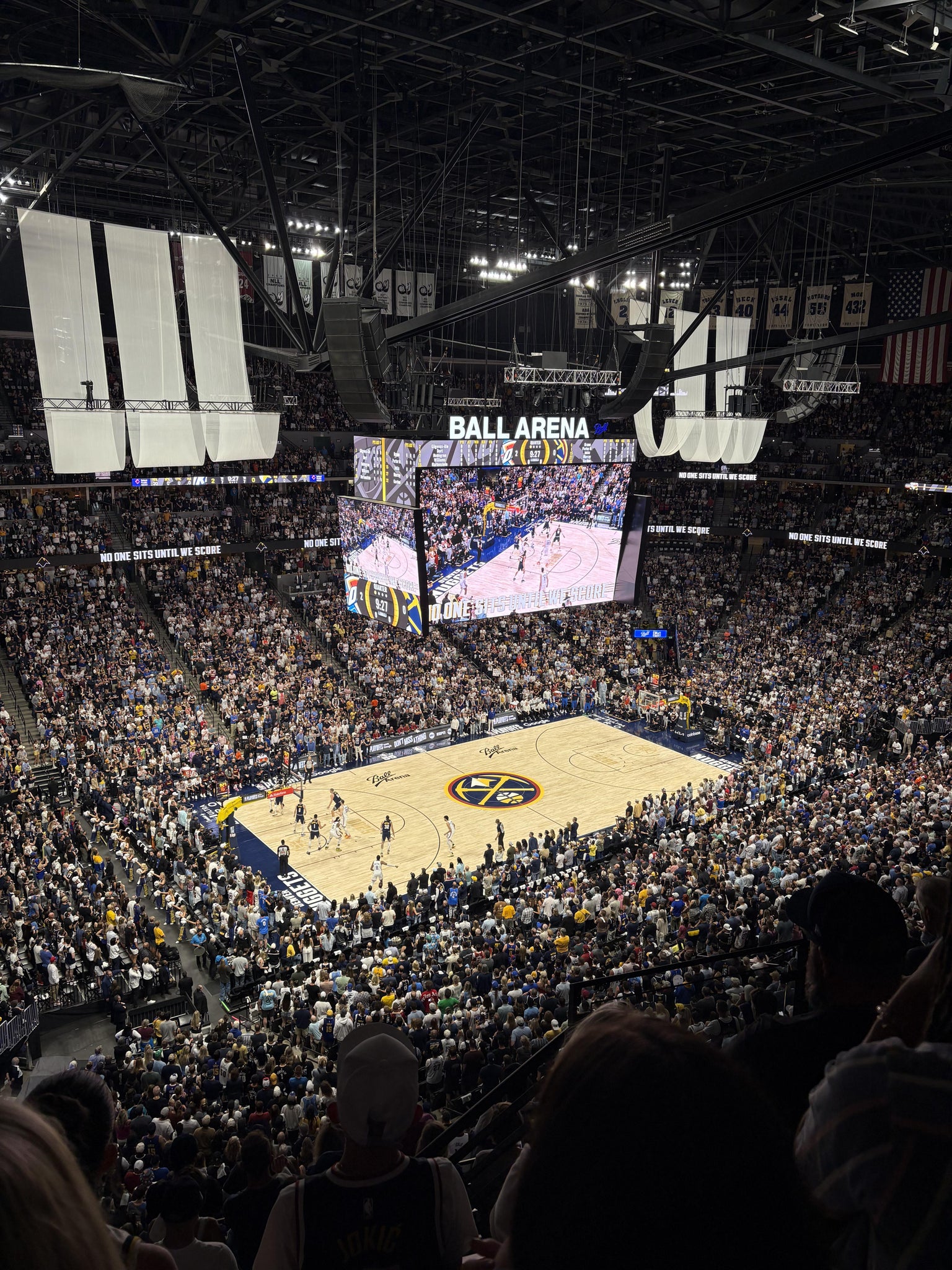 Real Fan View taken from Section 350 at Ball Arena by Vedant P