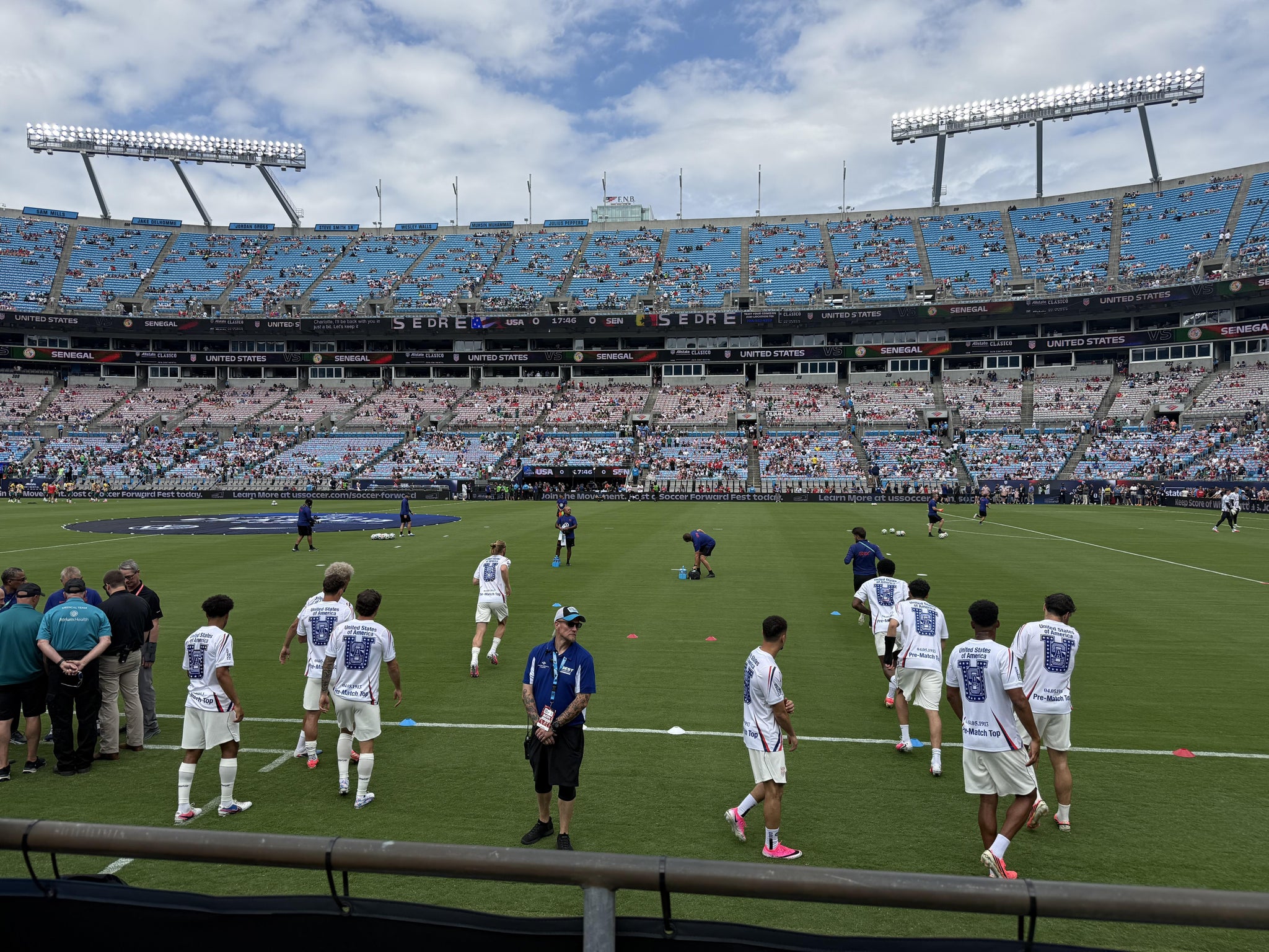 Real Fan View taken from Section 130 at Bank of America Stadium by Venus D