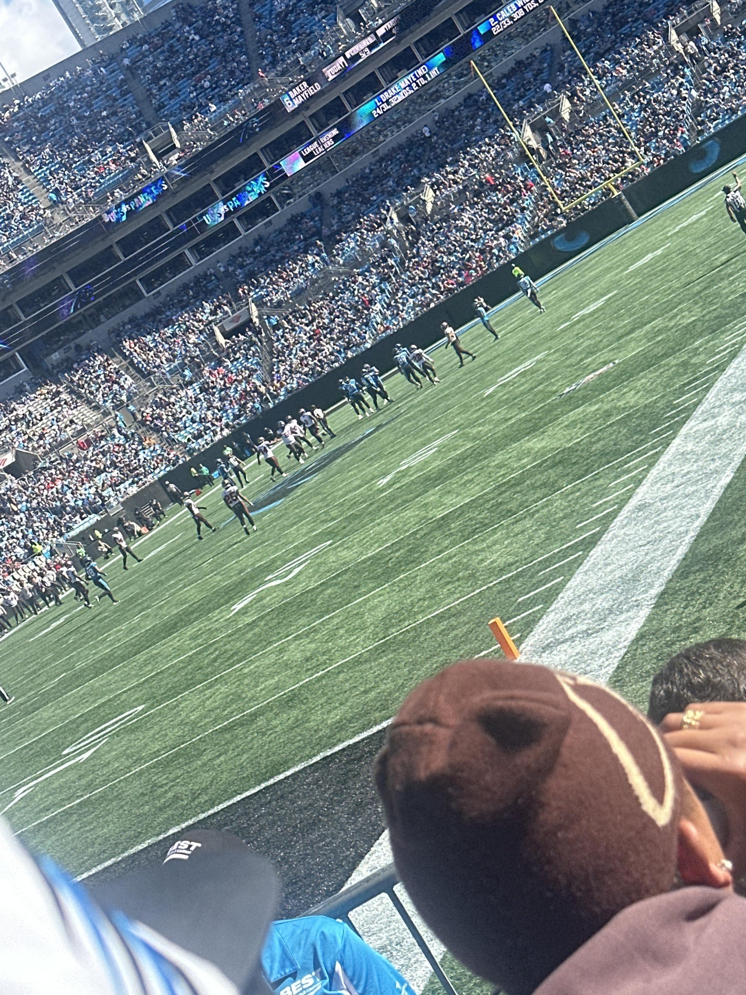 Real Fan View taken from Section 138 at Bank of America Stadium by Anonymous User