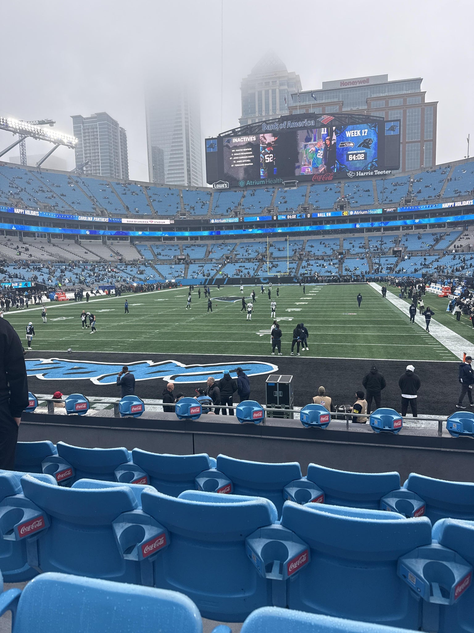 Real Fan View taken from Section 140 at Bank of America Stadium by Brayden K