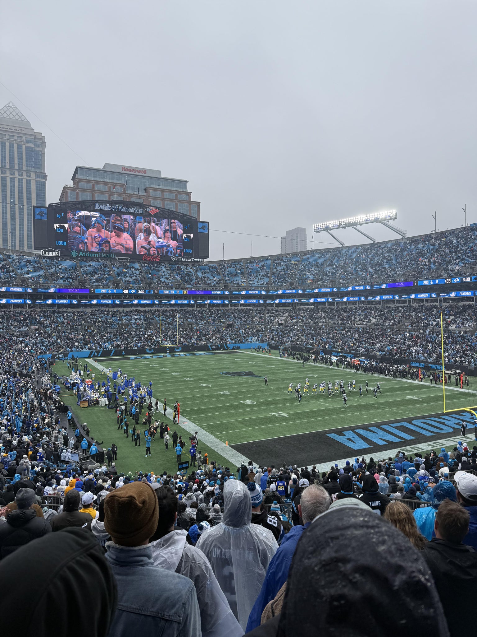 Real Fan View taken from Section 205 at Bank of America Stadium by Kiara R