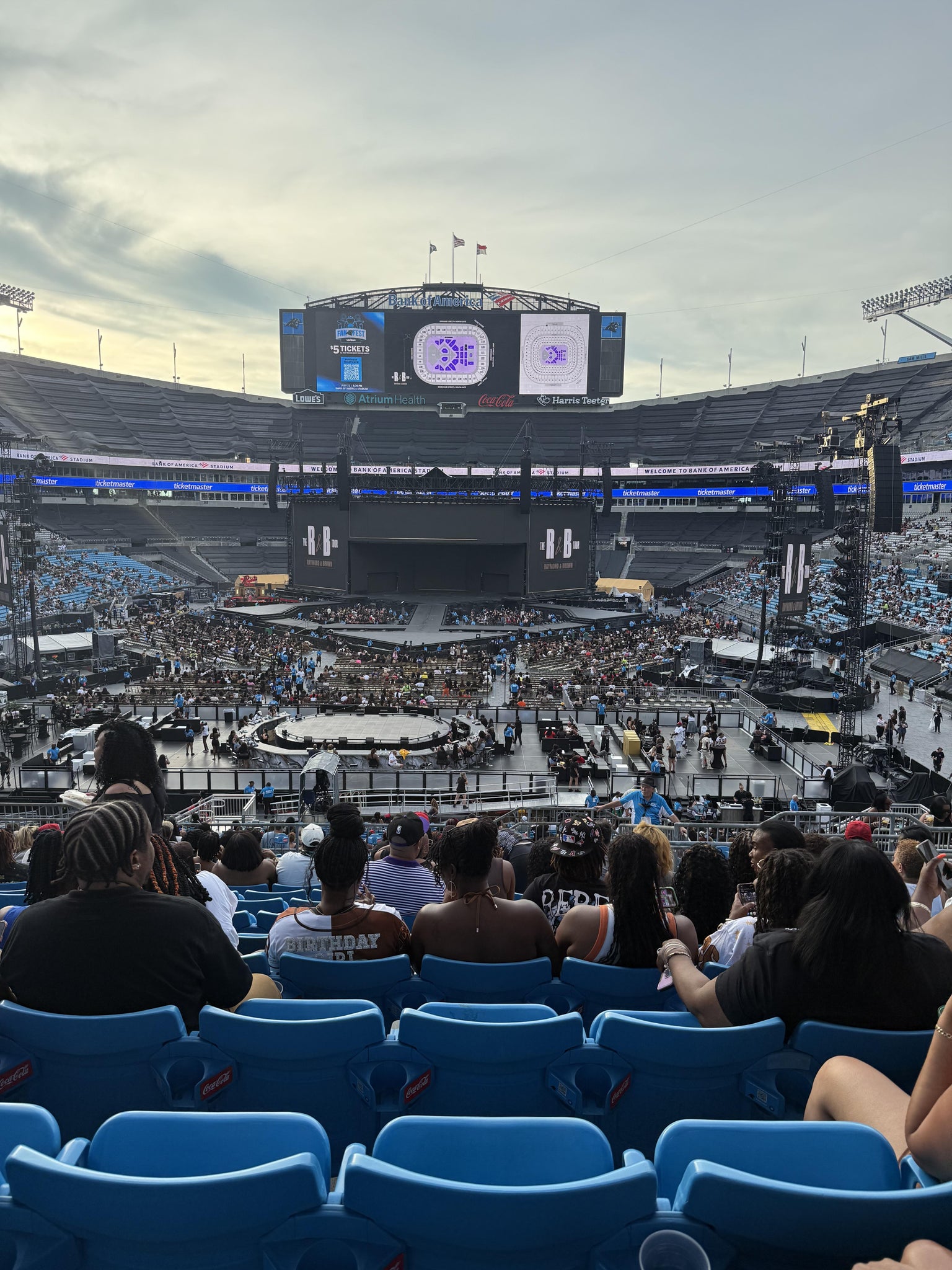 Real Fan View taken from Section 229 at Bank of America Stadium by Tera S