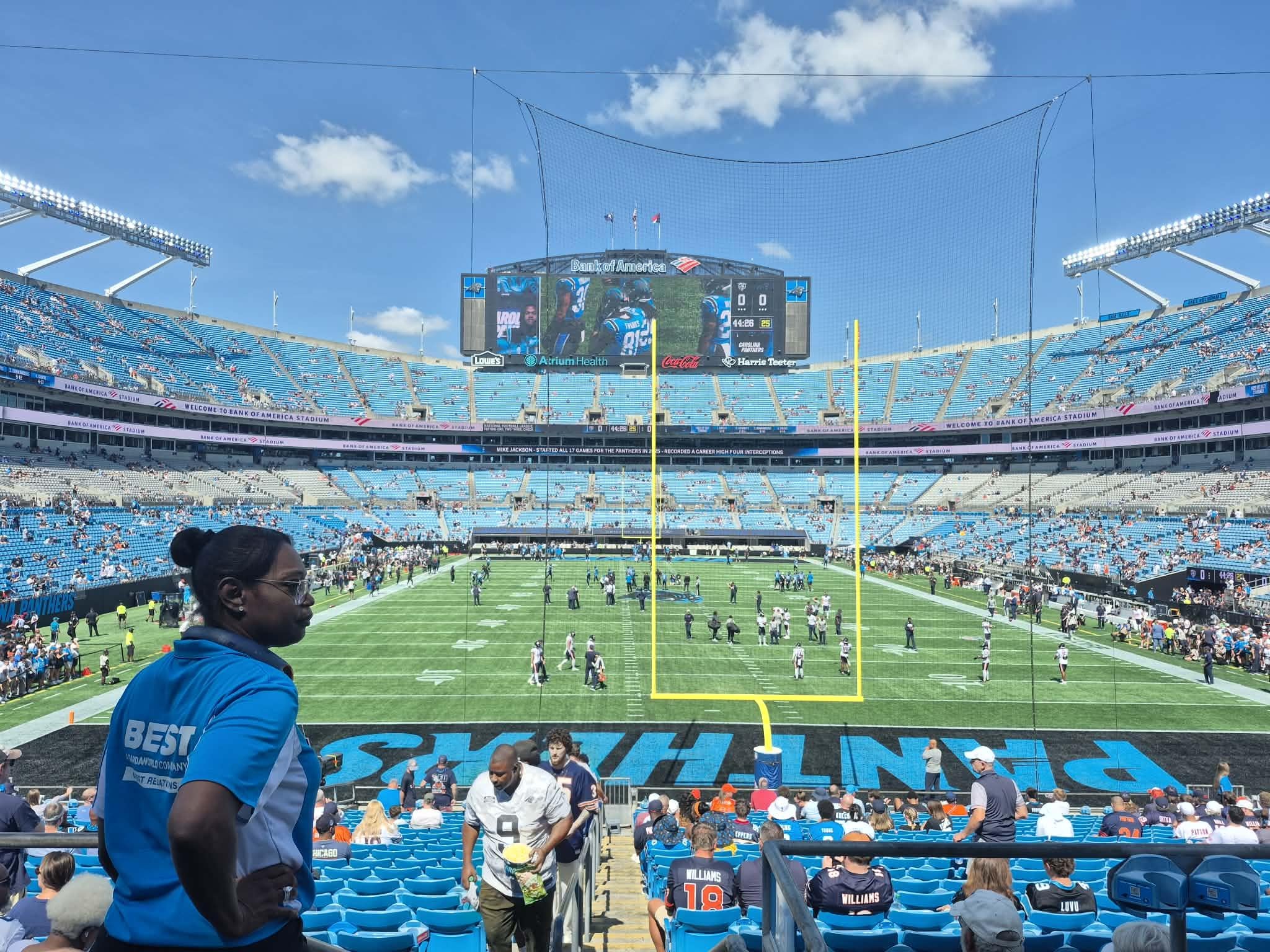 Real Fan View taken from Section 230 at Bank of America Stadium by Anonymous User