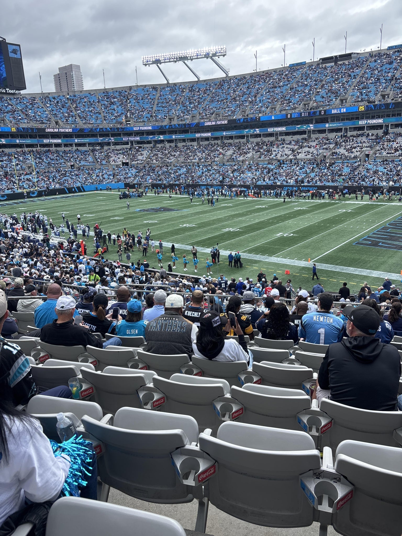 Real Fan View taken from Section 310 at Bank of America Stadium by Deonna O