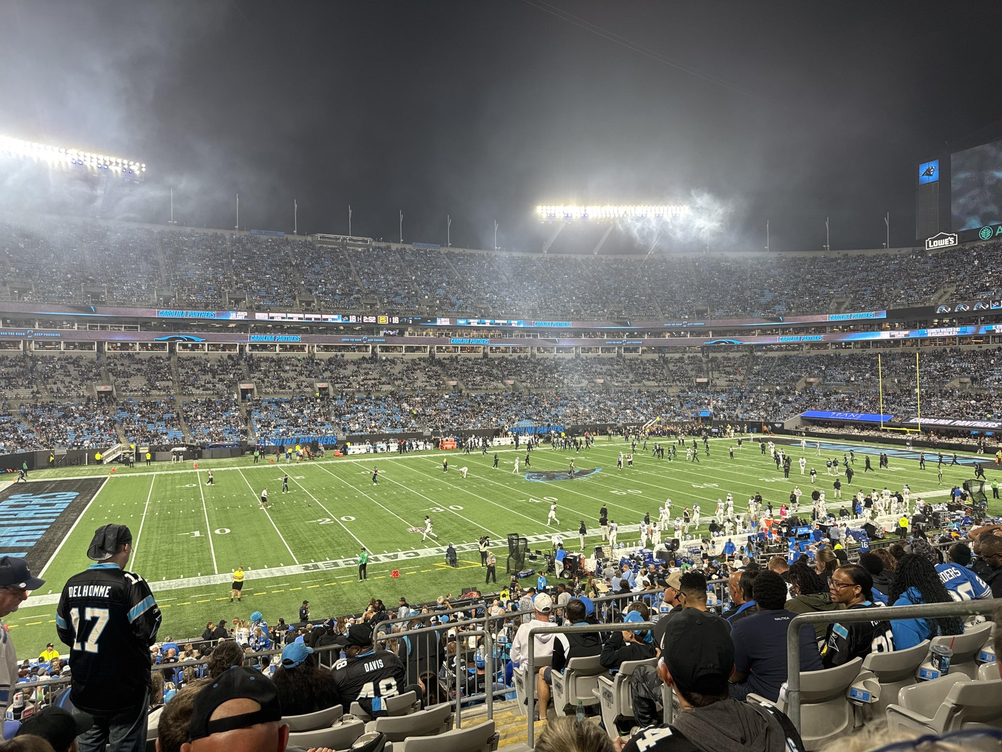 Real Fan View taken from Section 319 at Bank of America Stadium by Anonymous User