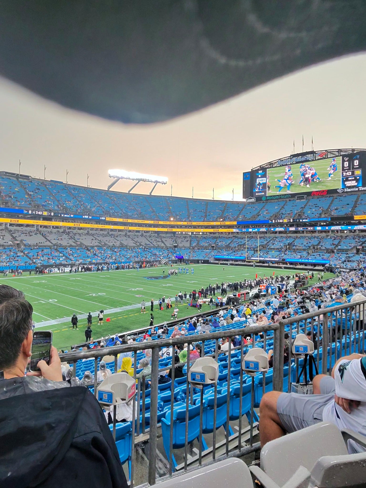 Real Fan View taken from Section 321 at Bank of America Stadium by Anonymous User
