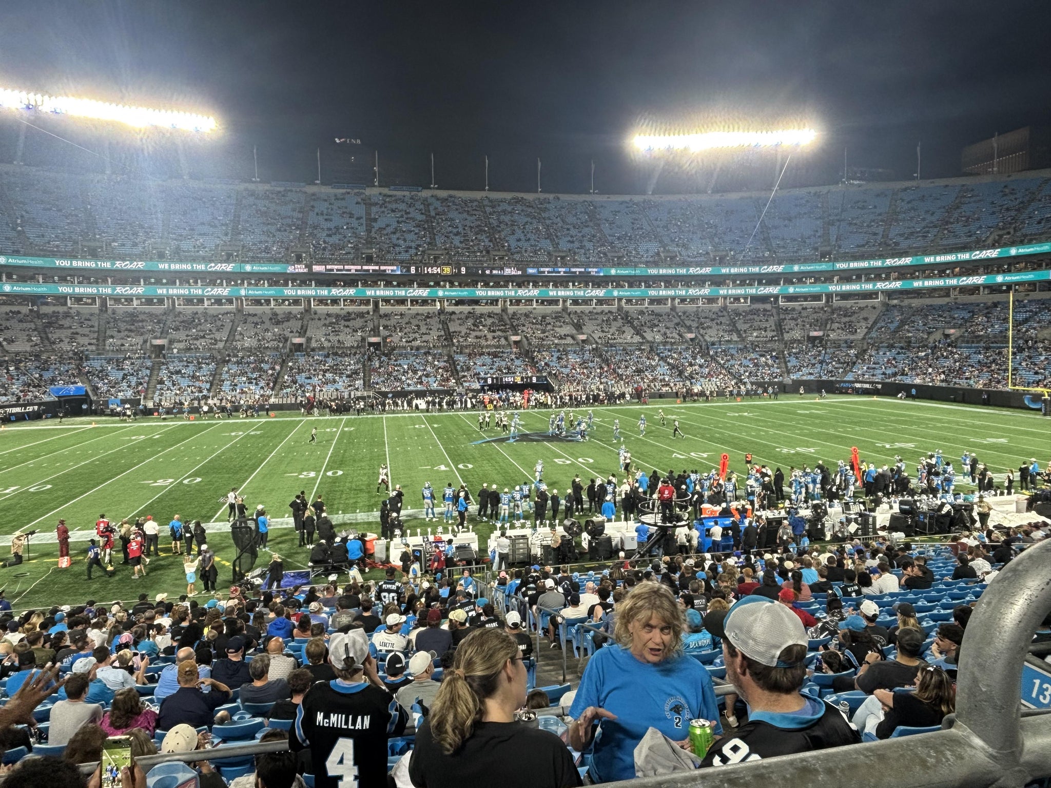 Real Fan View taken from Section 345 at Bank of America Stadium by Anonymous User