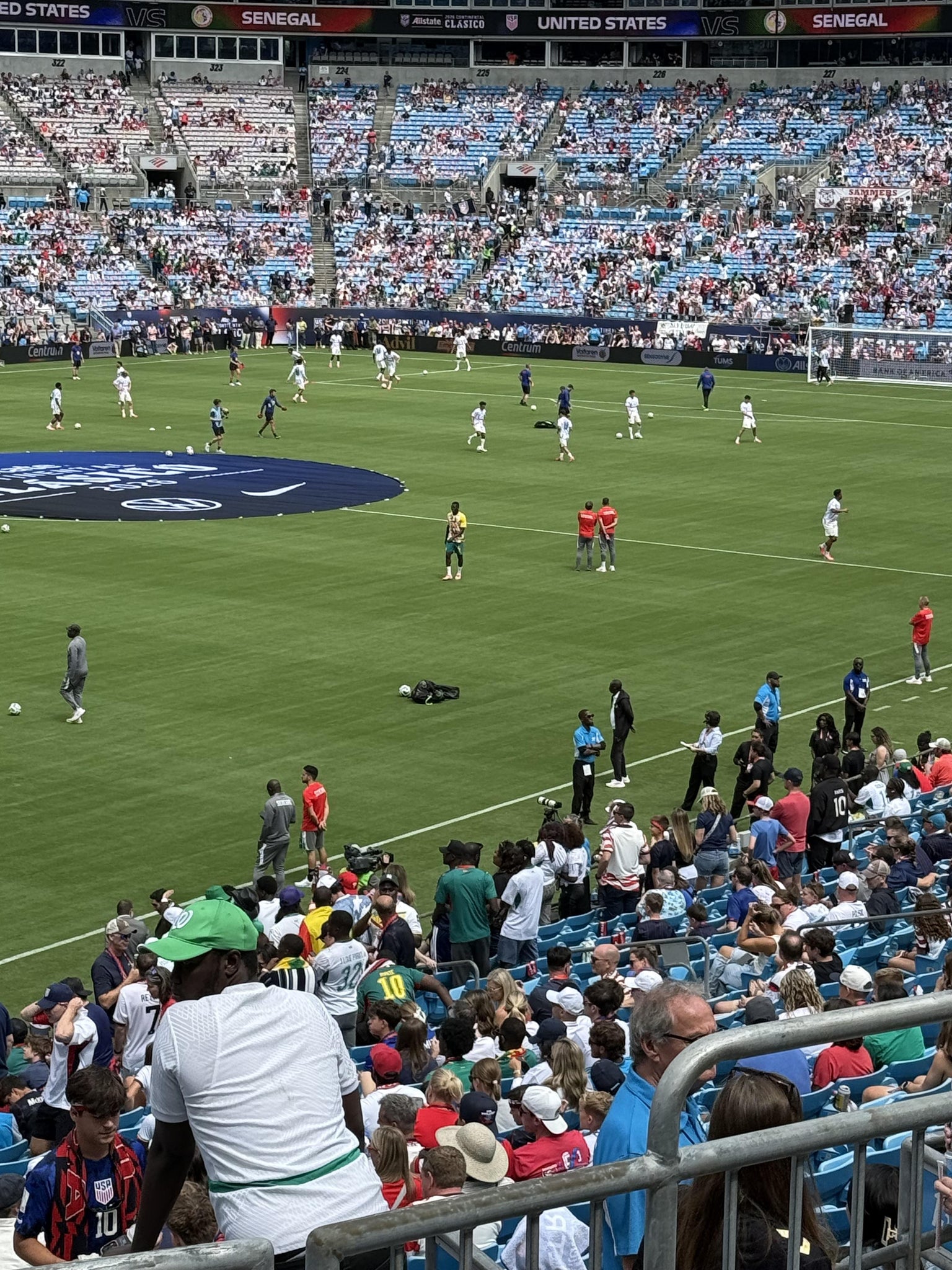 Real Fan View taken from Section 350 at Bank of America Stadium by Maureen M