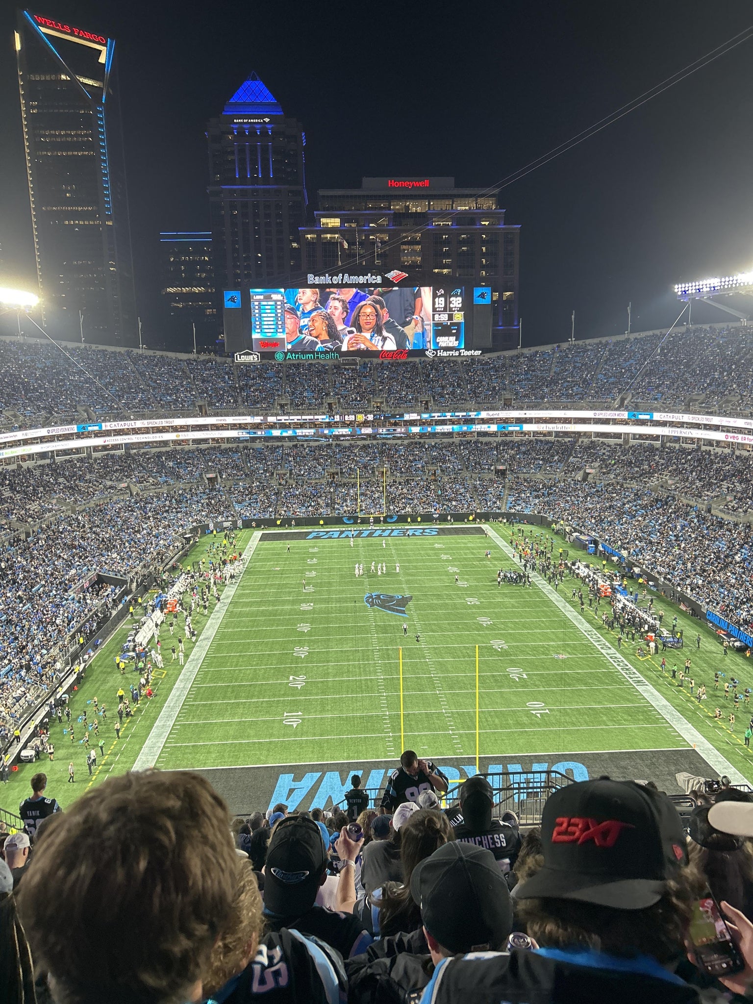 Real Fan View taken from Section 502 at Bank of America Stadium by Cody S