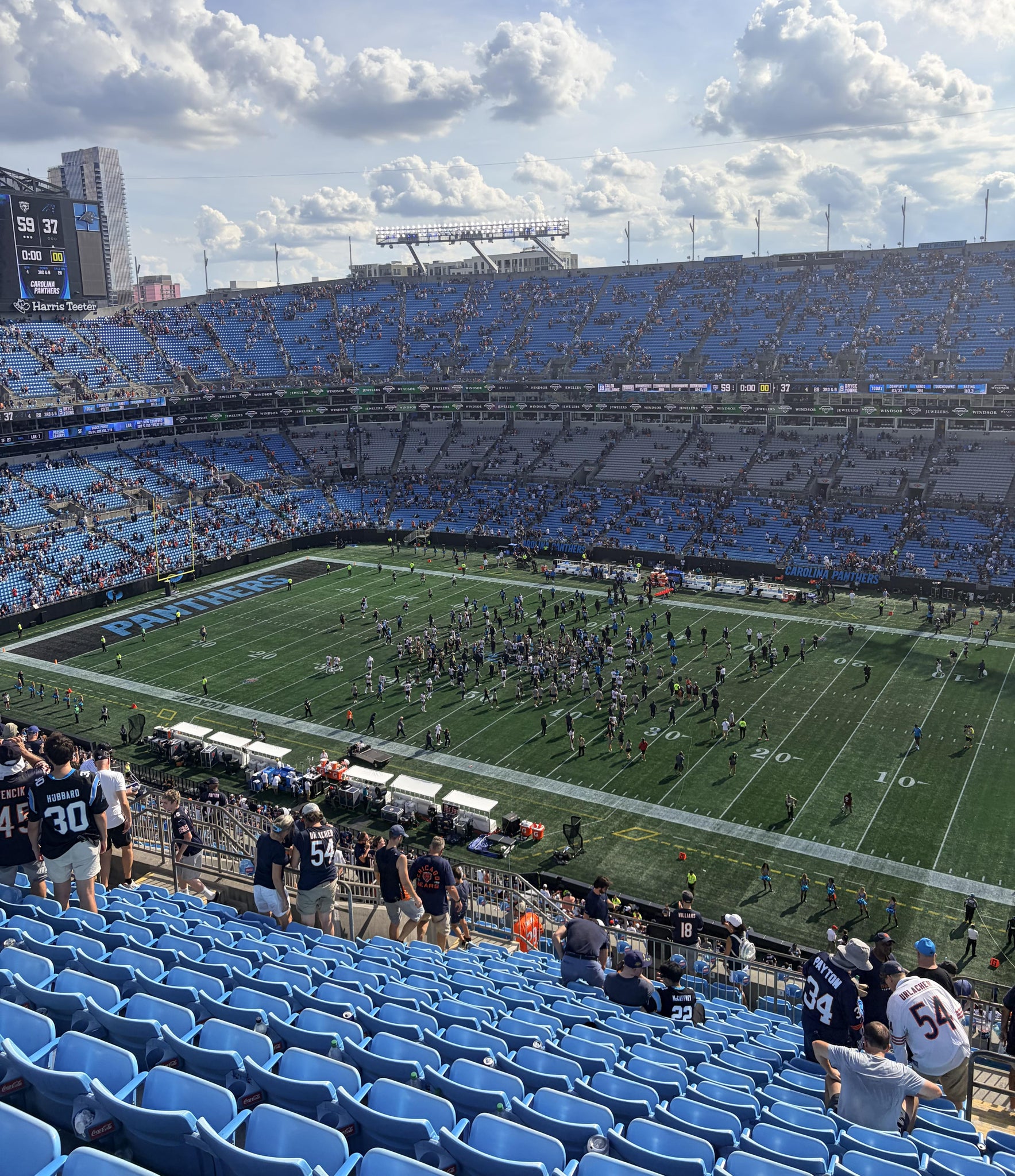 Real Fan View taken from Section 510 at Bank of America Stadium by Todd L