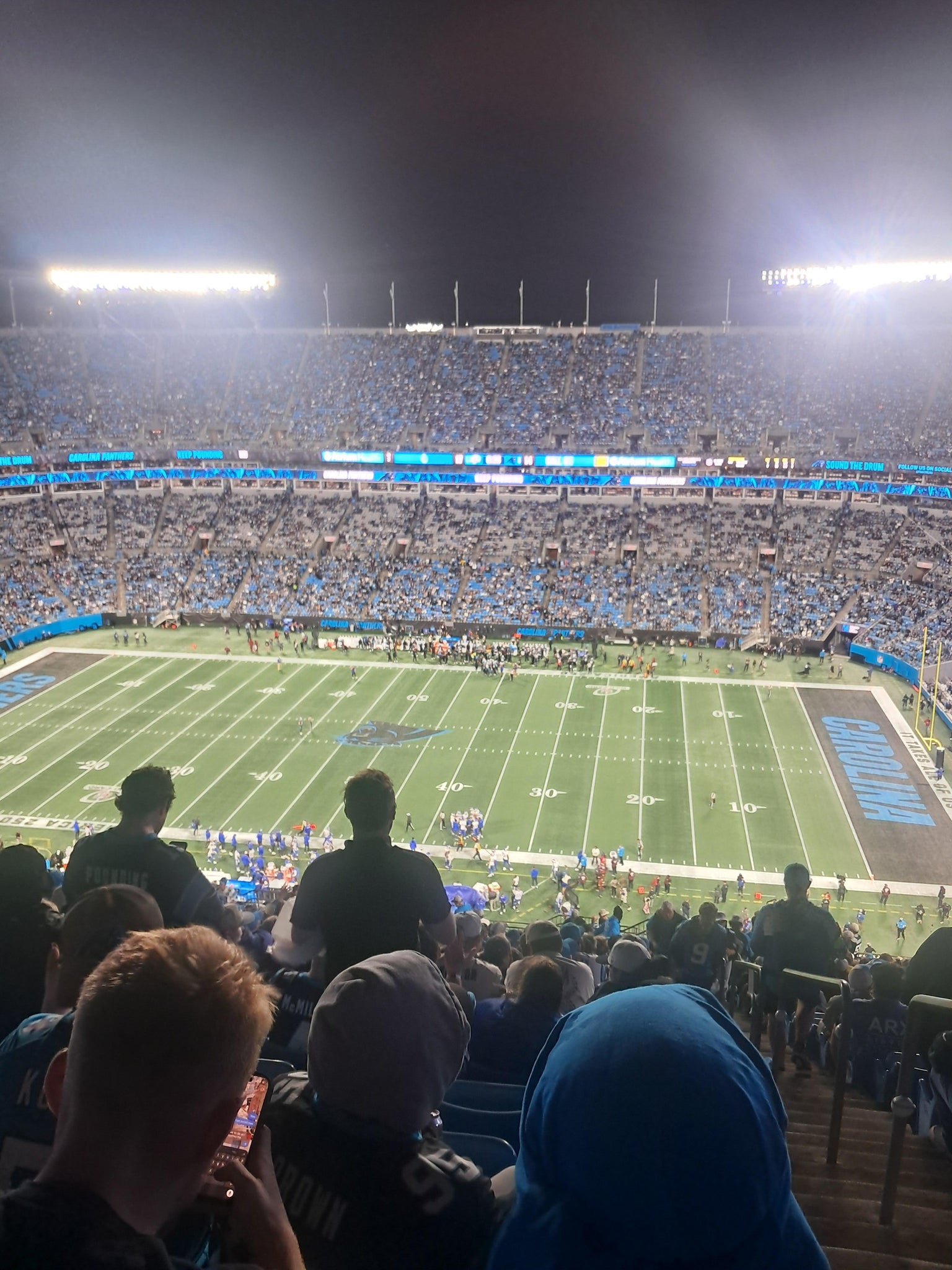 Real Fan View taken from Section 512 at Bank of America Stadium by Cameron W