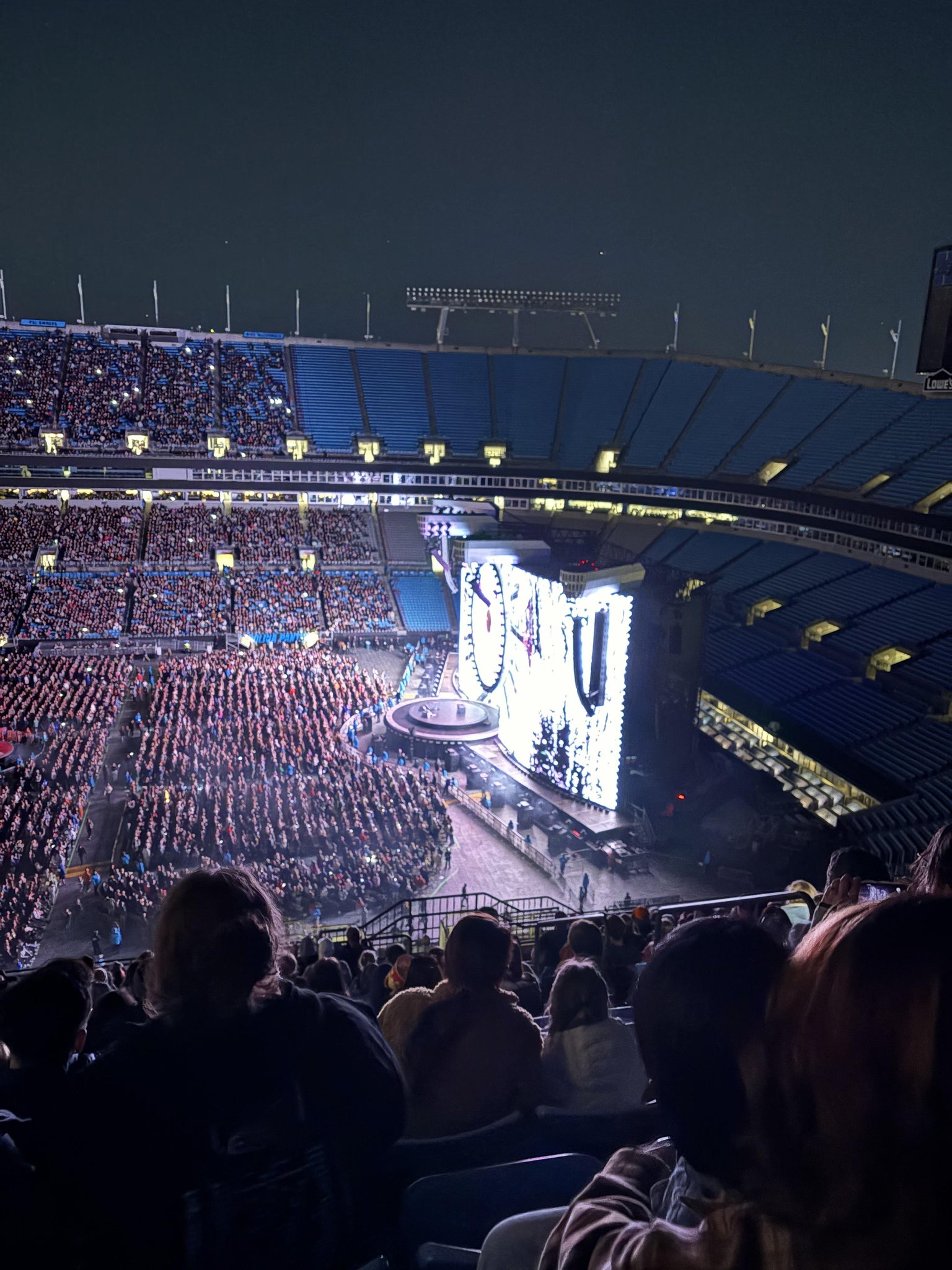 Real Fan View taken from Section 514 at Bank of America Stadium by Marcelino G